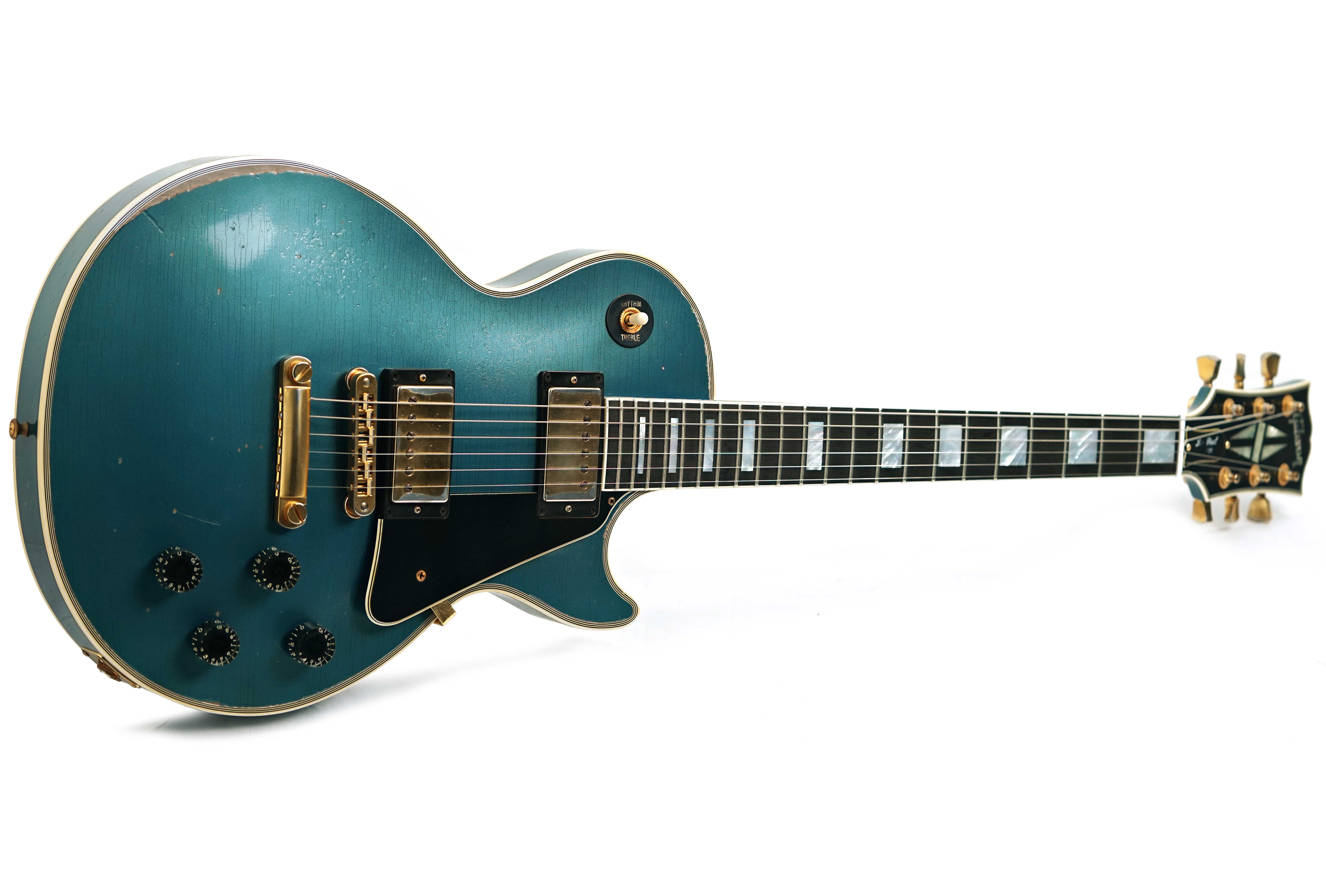 Gibson Custom Shop Dealer Select Les Paul Custom Antique Pelham Blue Murphy Lab Heavy Aged #CS502849