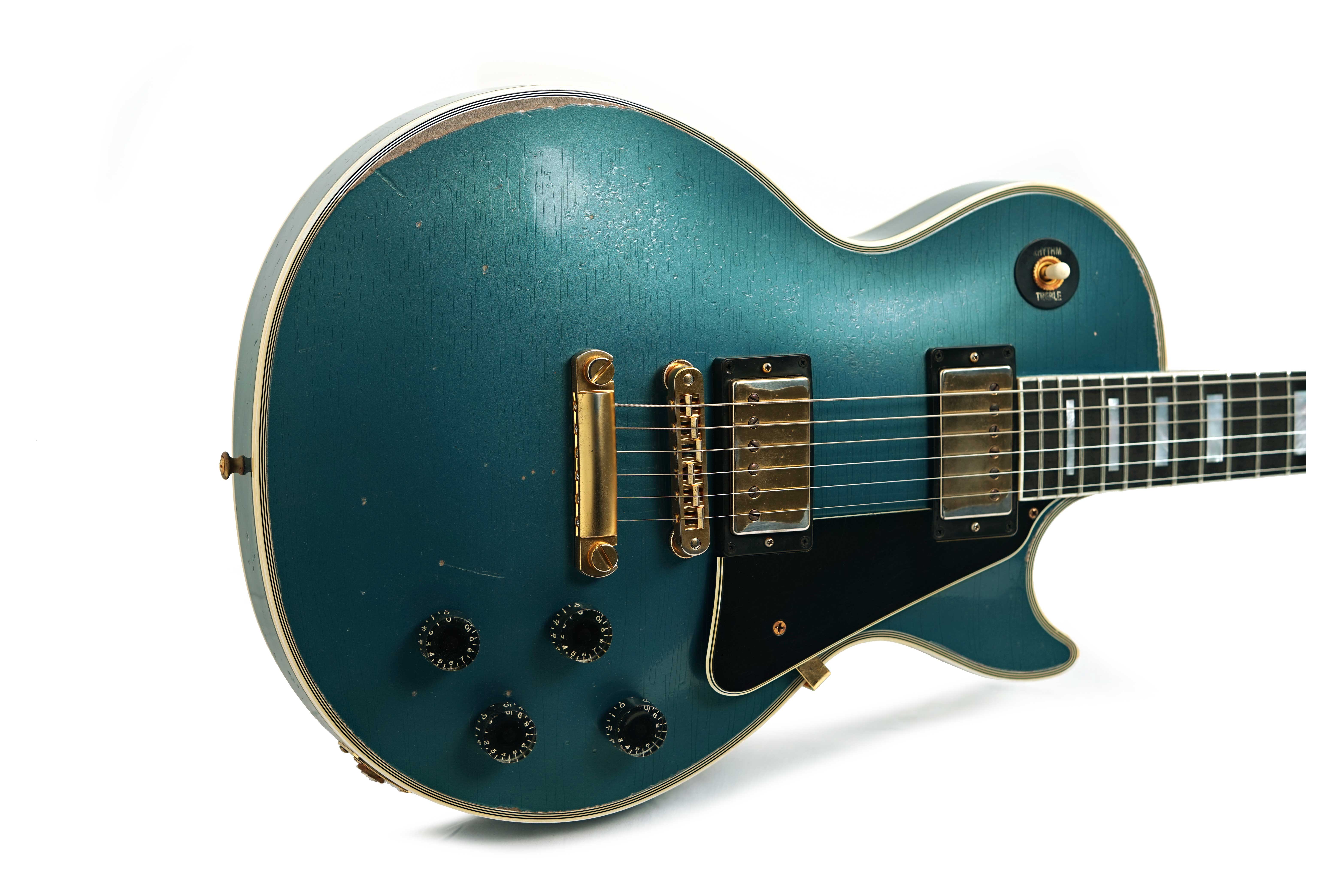 Gibson Custom Shop Dealer Select Les Paul Custom Antique Pelham Blue Murphy Lab Heavy Aged #CS502849
