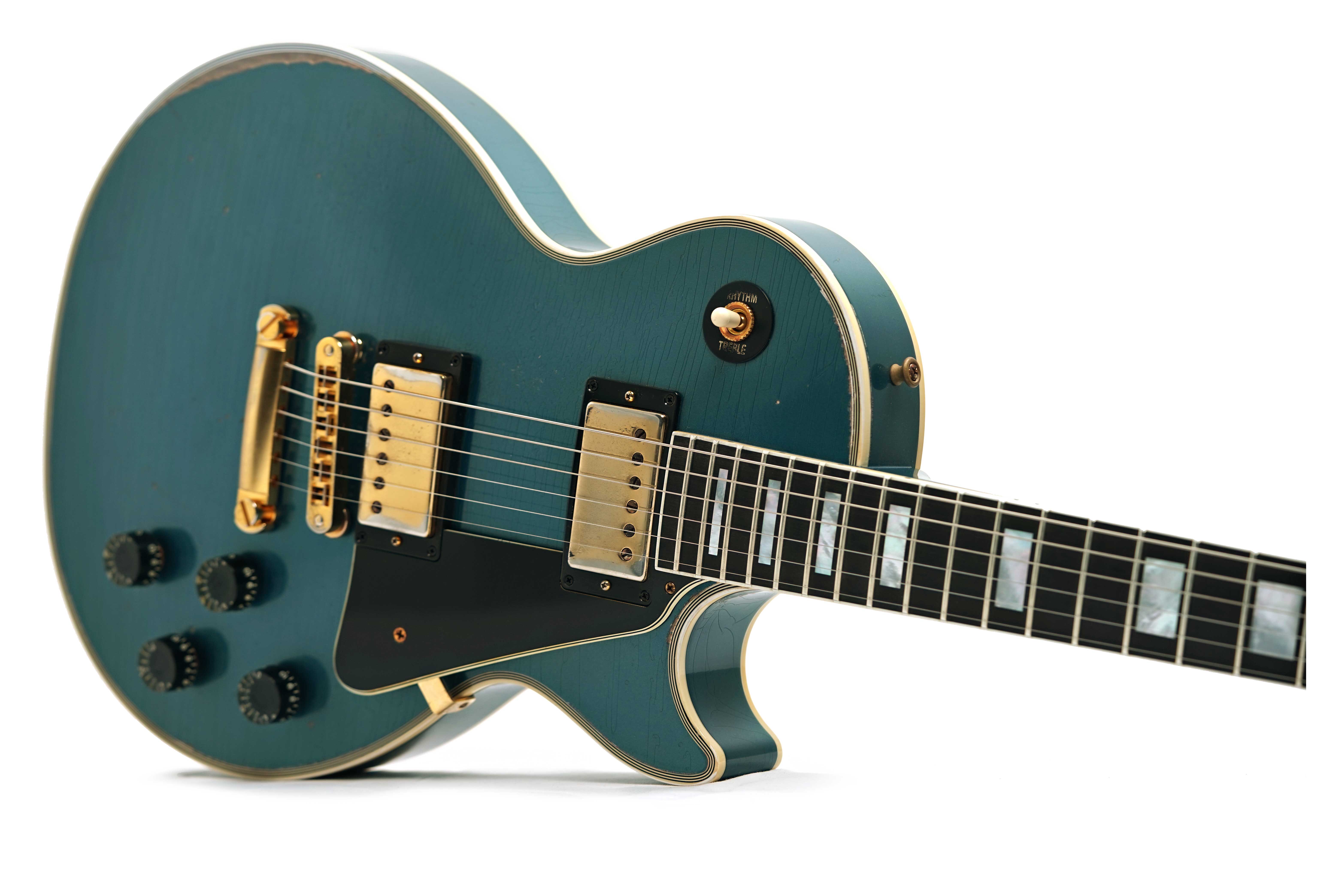 Gibson Custom Shop Dealer Select Les Paul Custom Antique Pelham Blue Murphy Lab Heavy Aged #CS502849