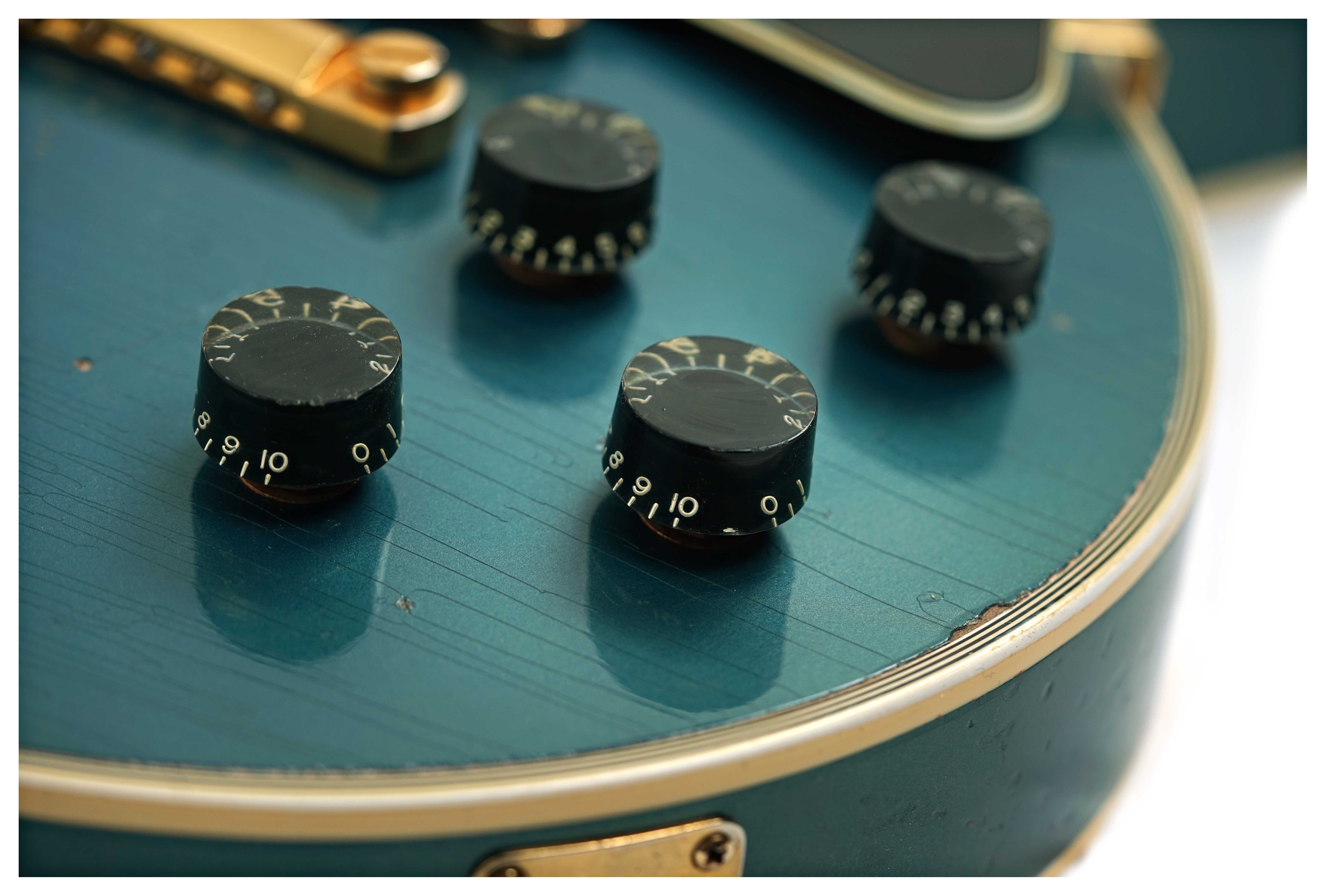 Gibson Custom Shop Dealer Select Les Paul Custom Antique Pelham Blue Murphy Lab Heavy Aged #CS502849