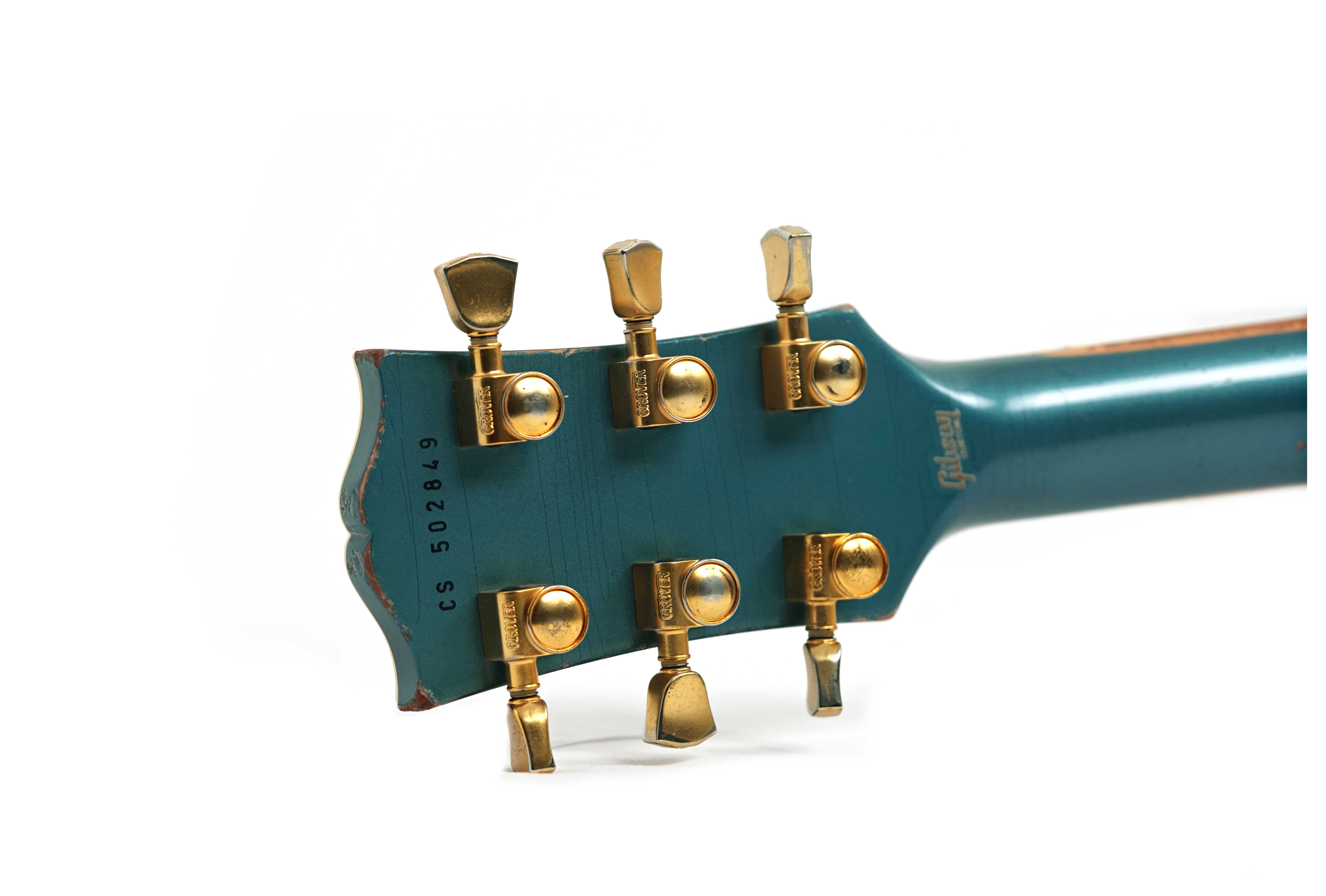 Gibson Custom Shop Dealer Select Les Paul Custom Antique Pelham Blue Murphy Lab Heavy Aged #CS502849