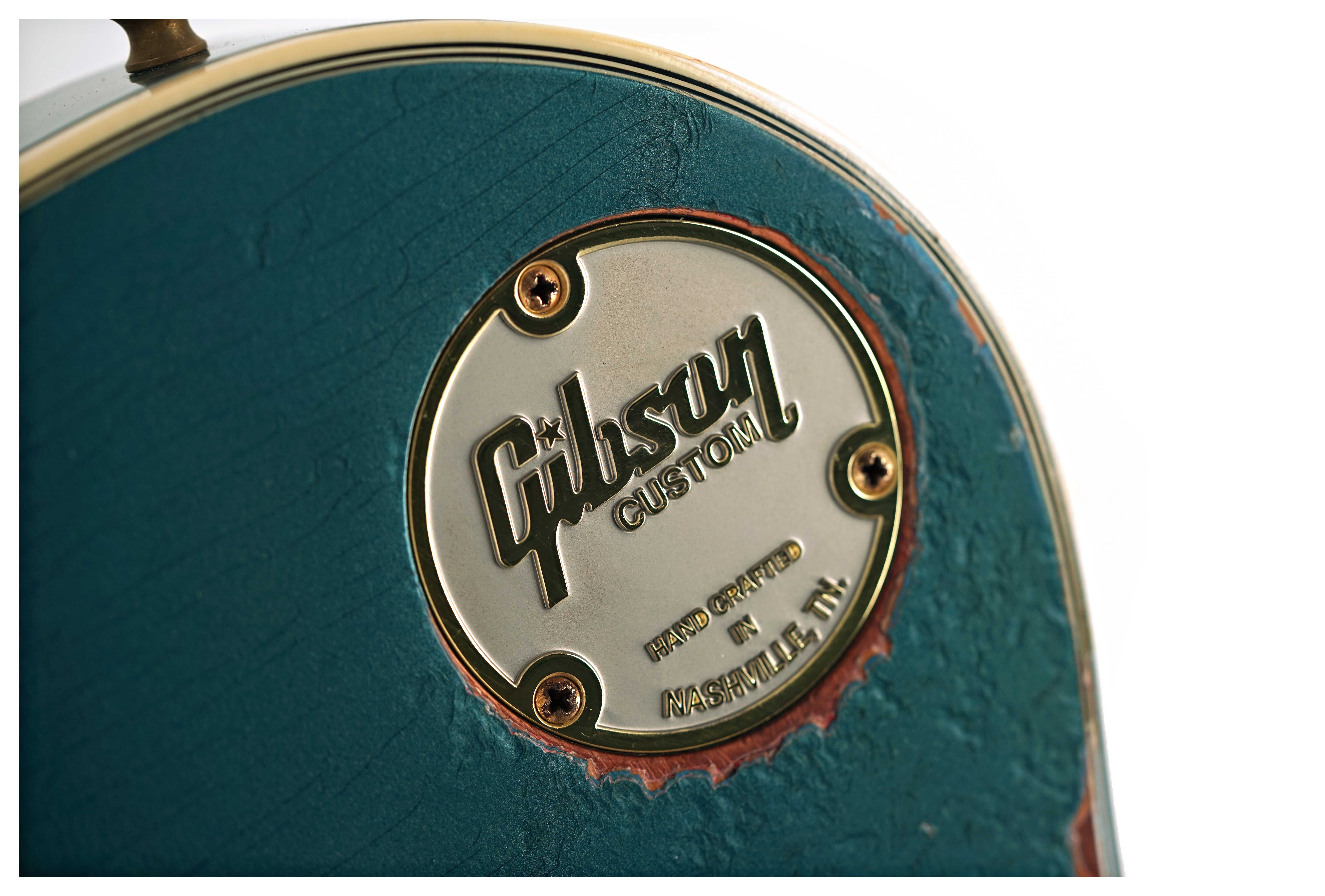 Gibson Custom Shop Dealer Select Les Paul Custom Antique Pelham Blue Murphy Lab Heavy Aged #CS502849