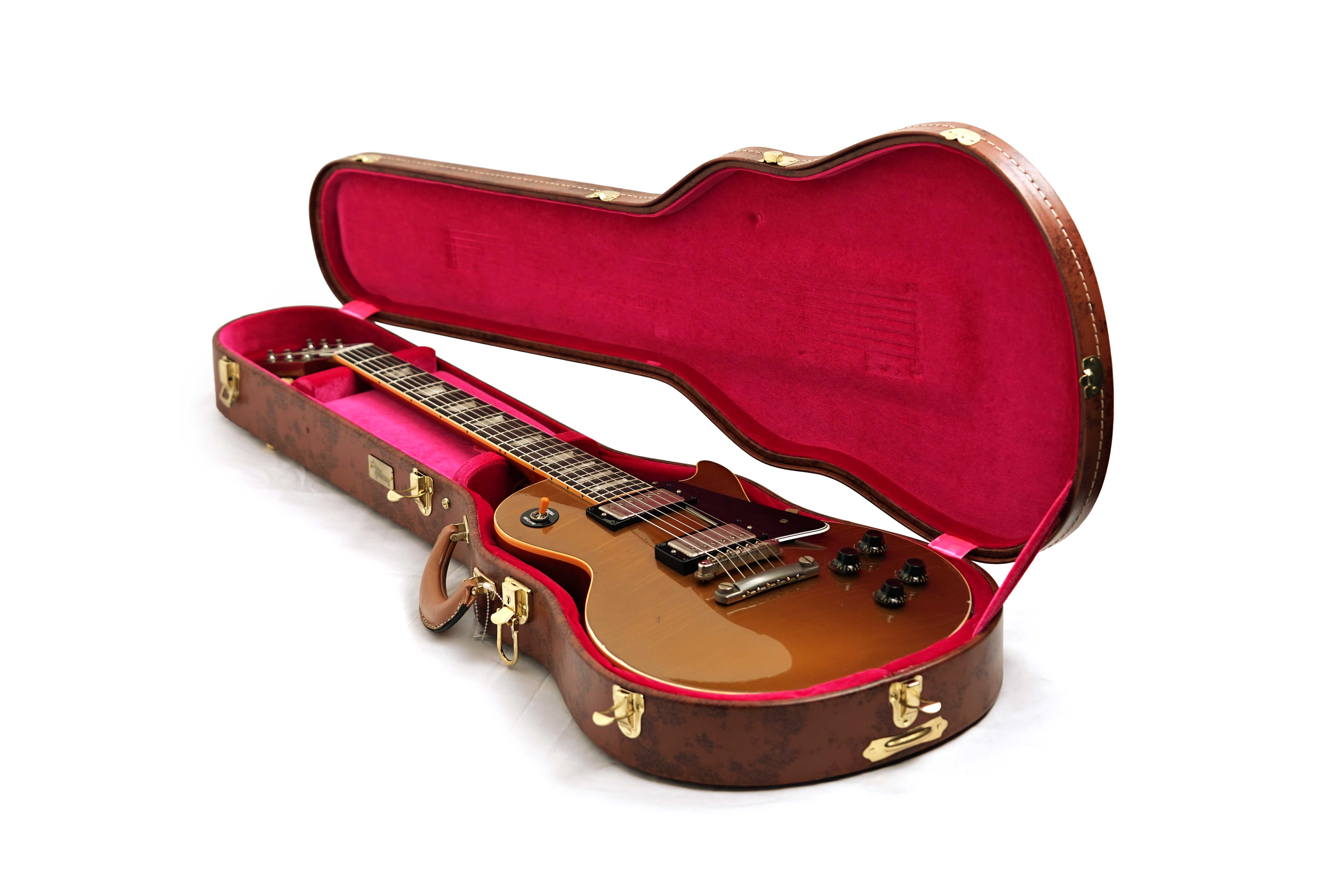 Gibson Custom Shop Dealer Select 1957 Gold Top Black Pickguard Murphy Lab Light Aged #76197