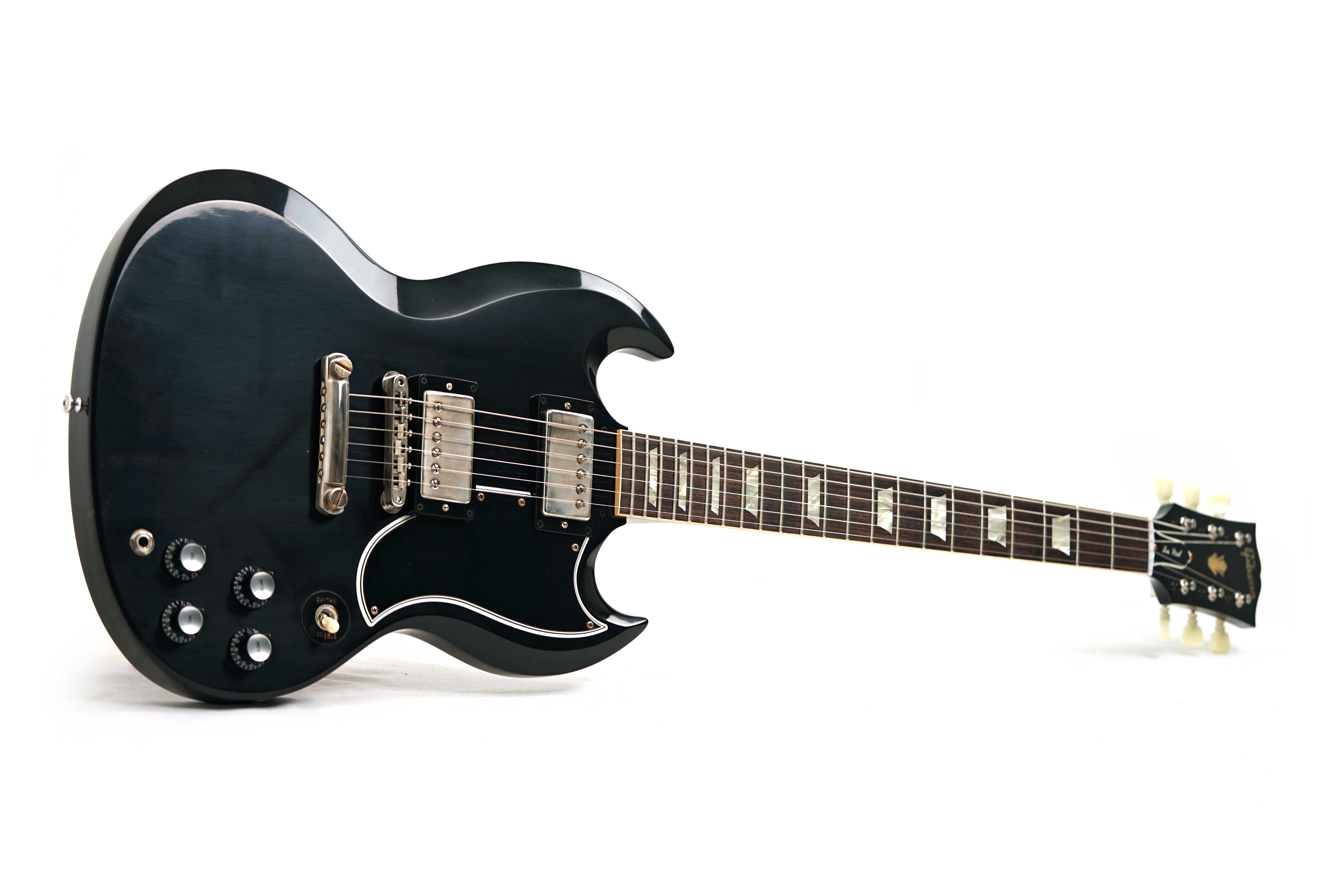 Gibson Custom Shop Dealer Select 1961 Les Paul SG Standard Reissue Stop-Bar VOS Ebony #503041