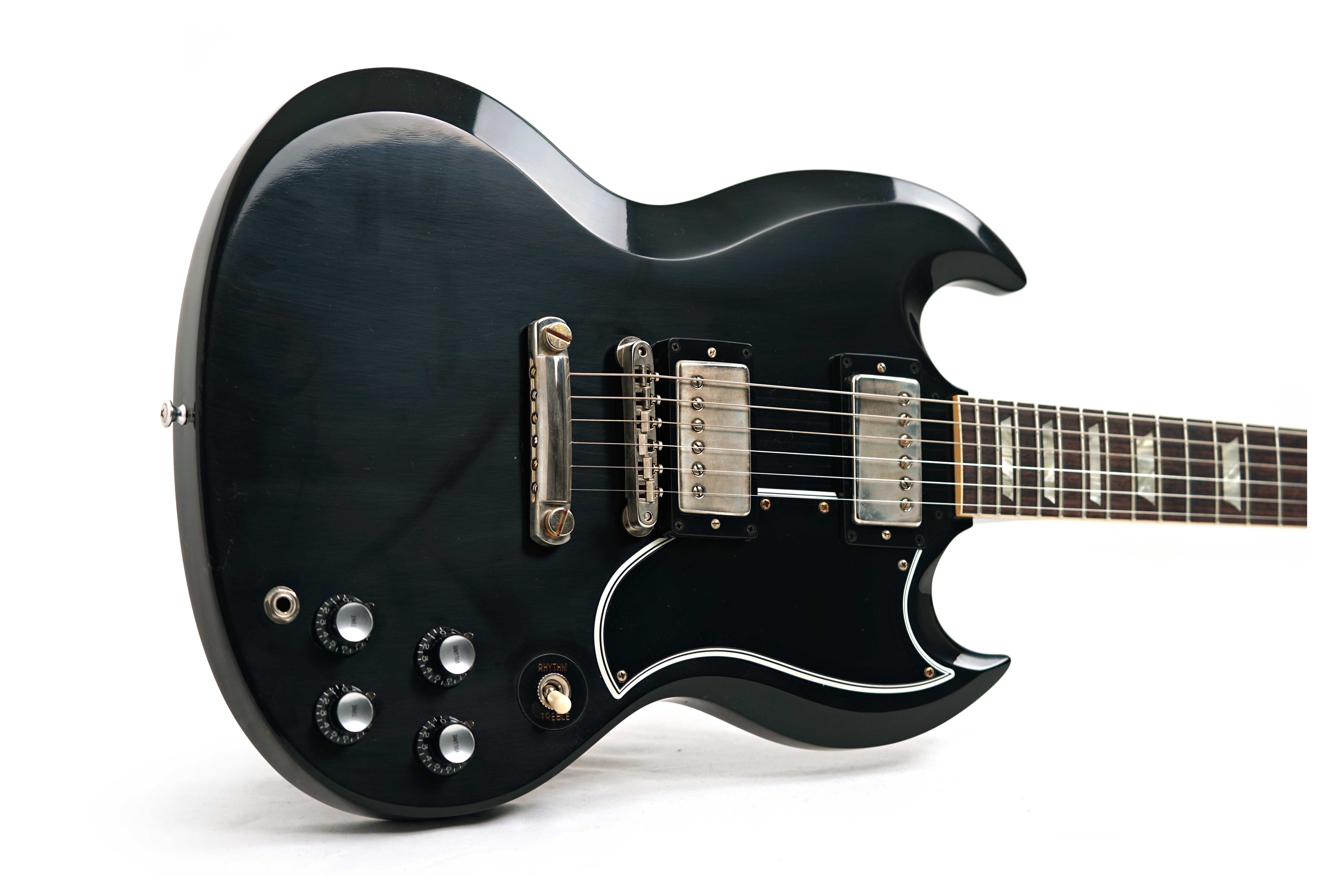Gibson Custom Shop Dealer Select 1961 Les Paul SG Standard Reissue Stop-Bar VOS Ebony #503041