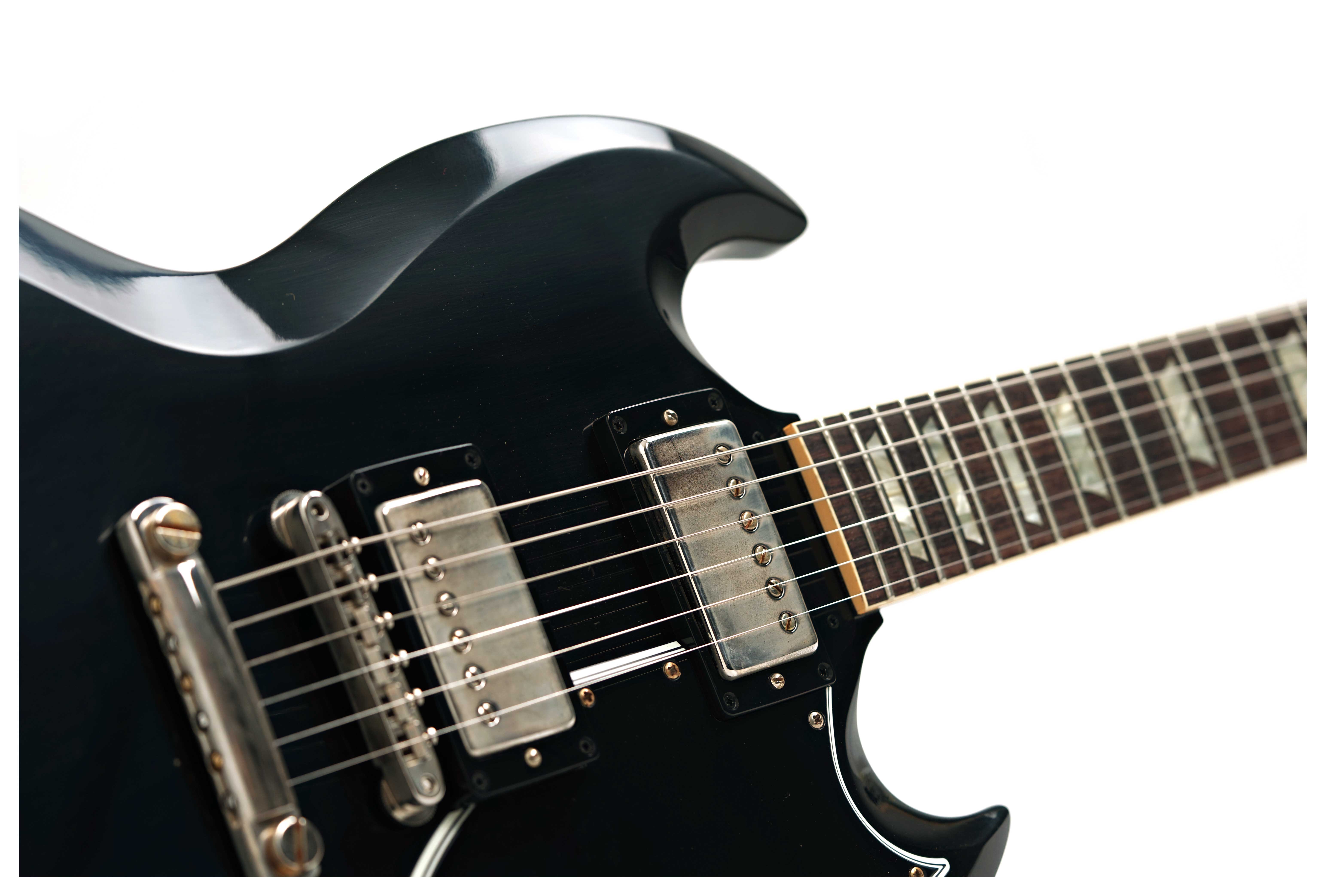 Gibson Custom Shop Dealer Select 1961 Les Paul SG Standard Reissue Stop-Bar VOS Ebony #503041