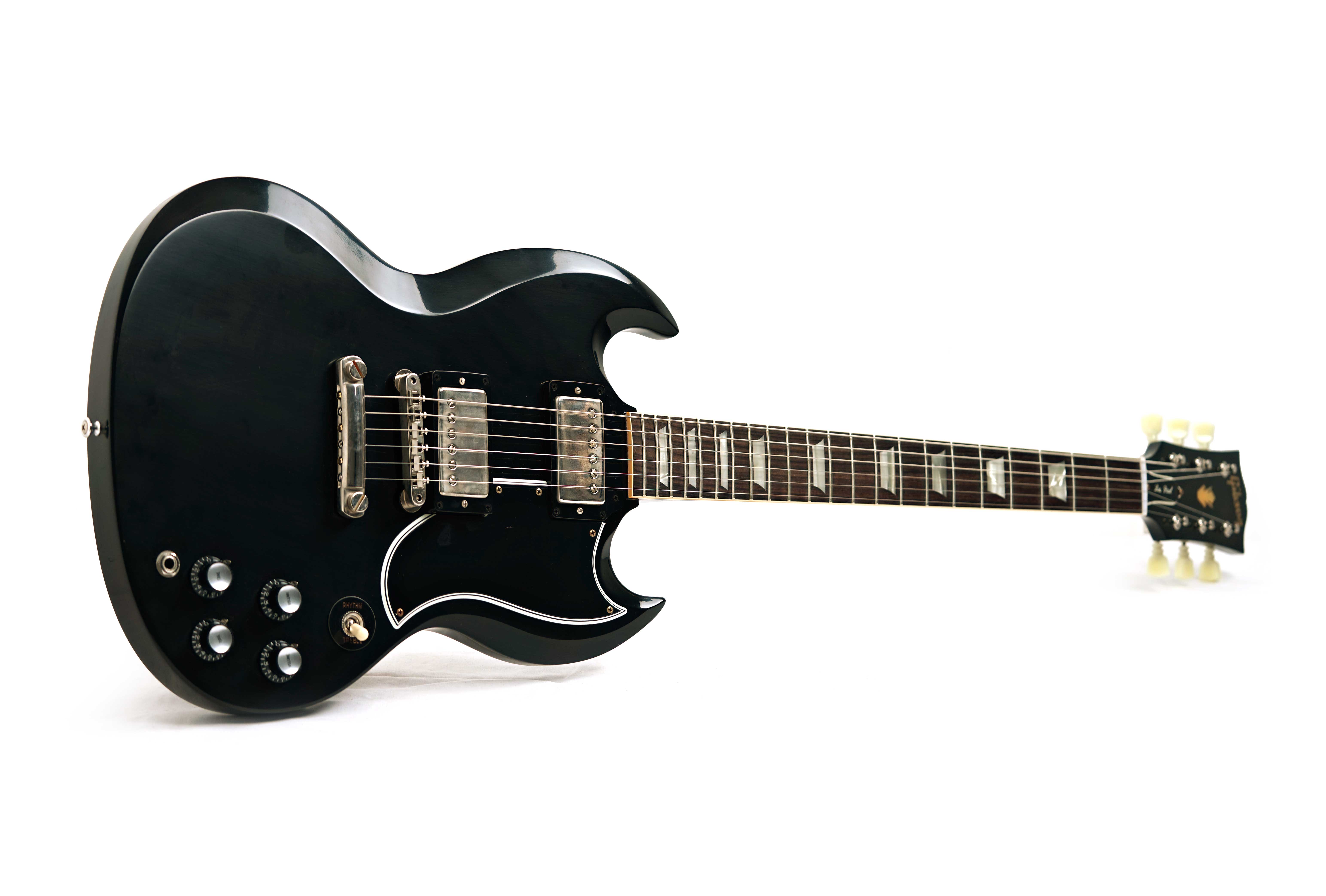 Gibson Custom Shop Dealer Select 1961 Les Paul SG Standard Reissue Stop-Bar VOS Ebony #600651