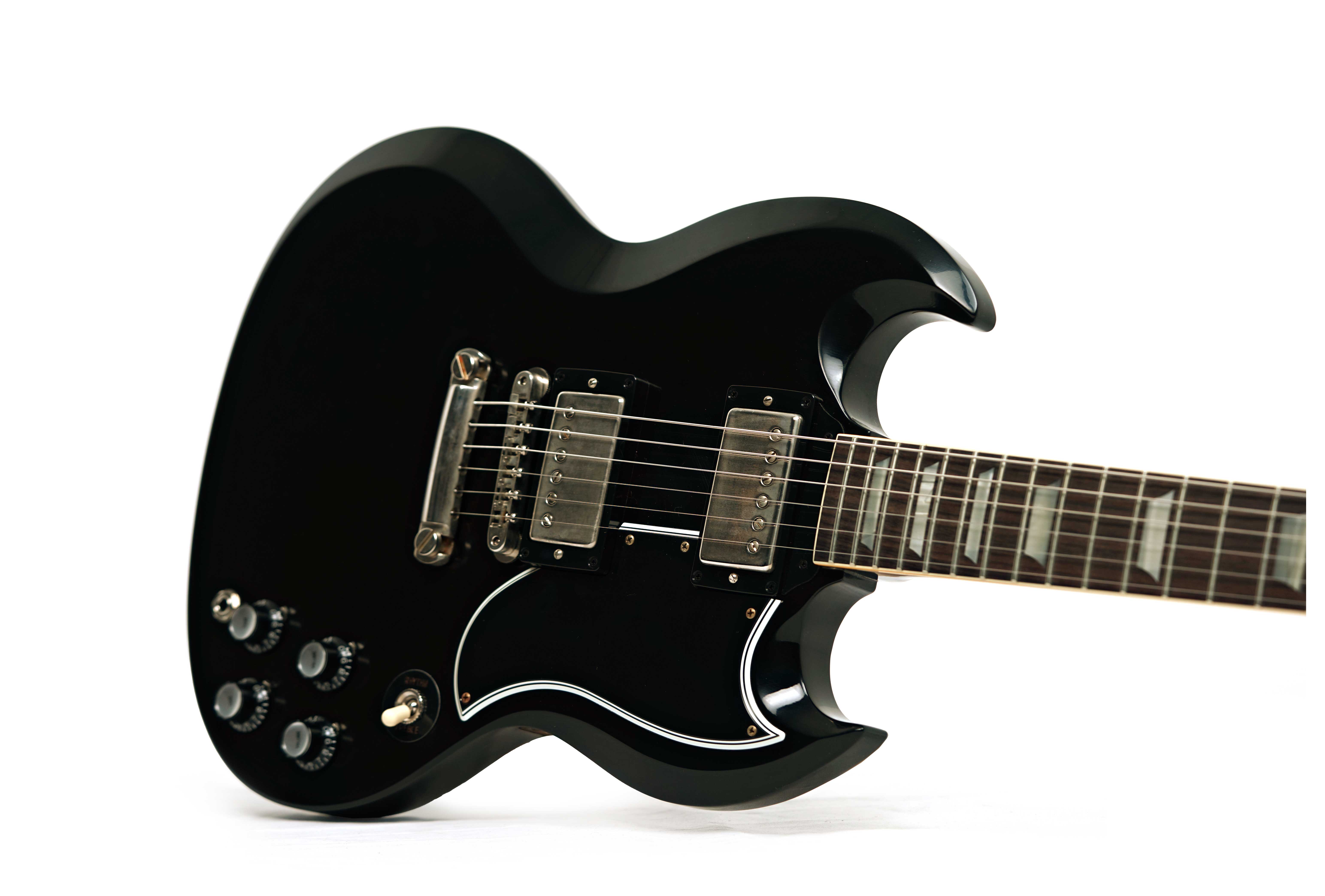 Gibson Custom Shop Dealer Select 1961 Les Paul SG Standard Reissue Stop-Bar VOS Ebony #600651