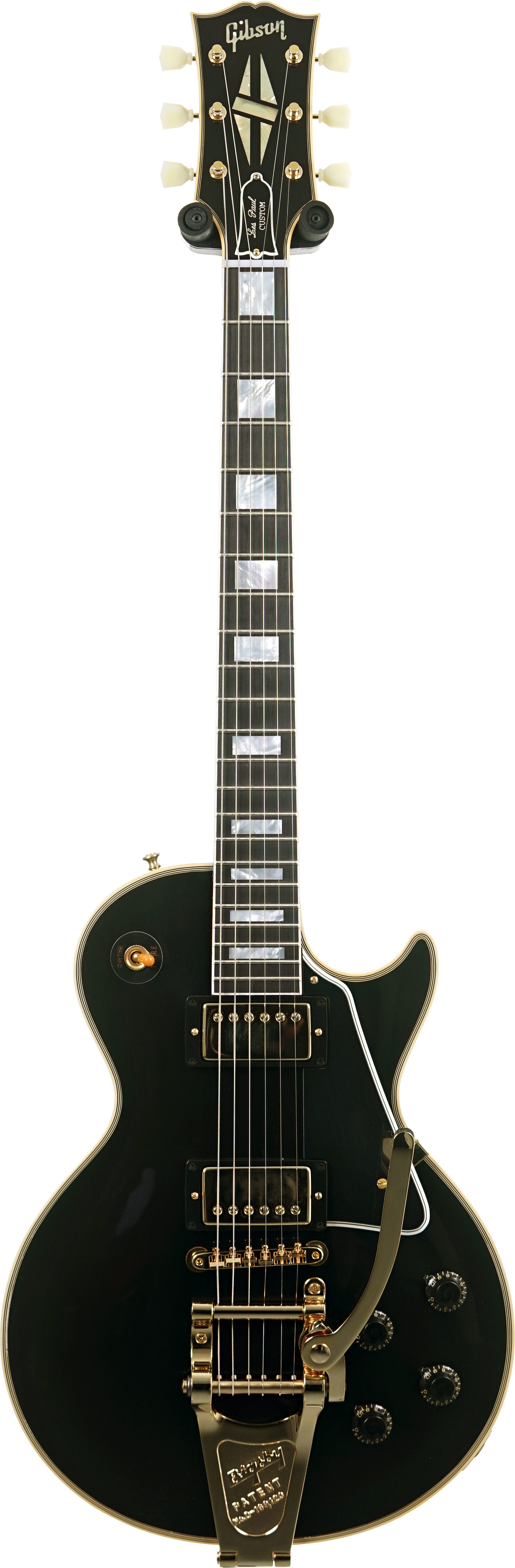 Gibson Custom Shop Dealer Select 1957 Les Paul Custom with Bigsby VOS Ebony #751327