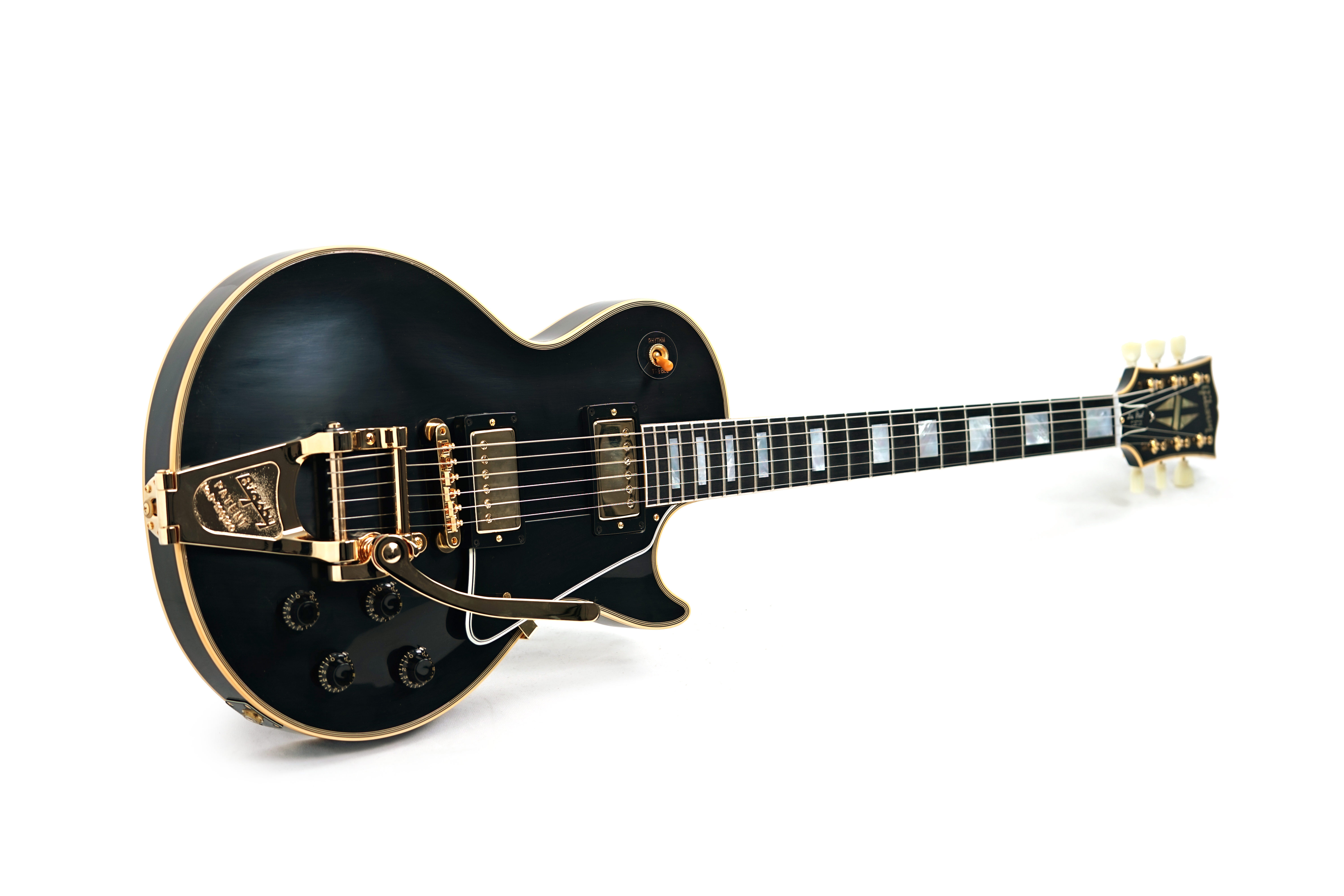 Gibson Custom Shop Dealer Select 1957 Les Paul Custom with Bigsby VOS Ebony #751327