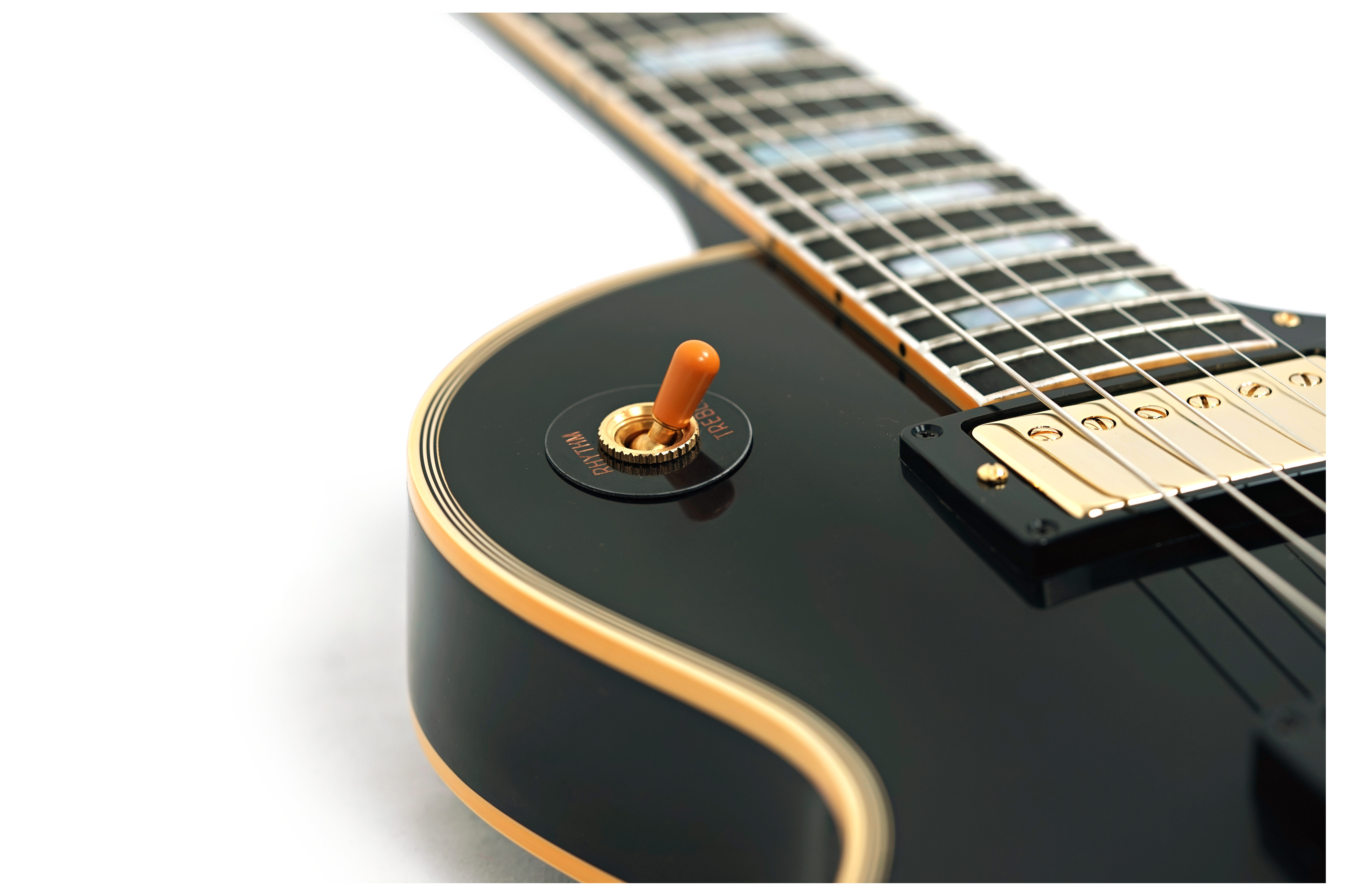 Gibson Custom Shop Dealer Select 1957 Les Paul Custom with Bigsby VOS Ebony #751327