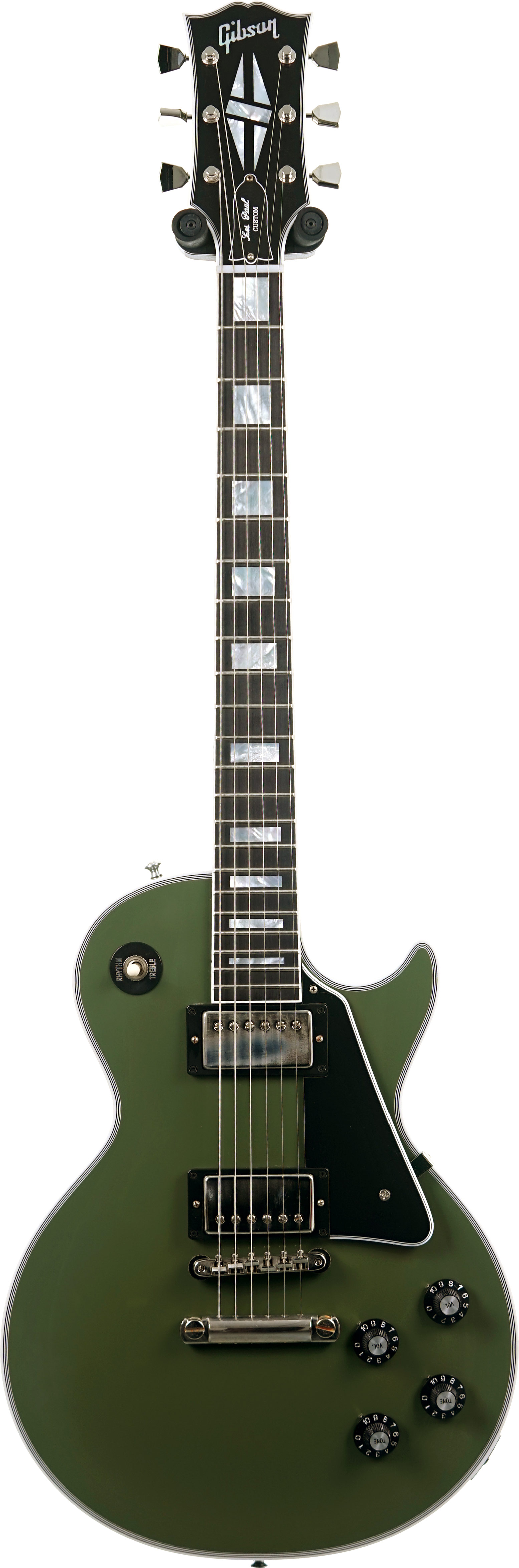 Gibson Custom Shop Dealer Select 1968 Les Paul Custom VOS Olive Drab #505868