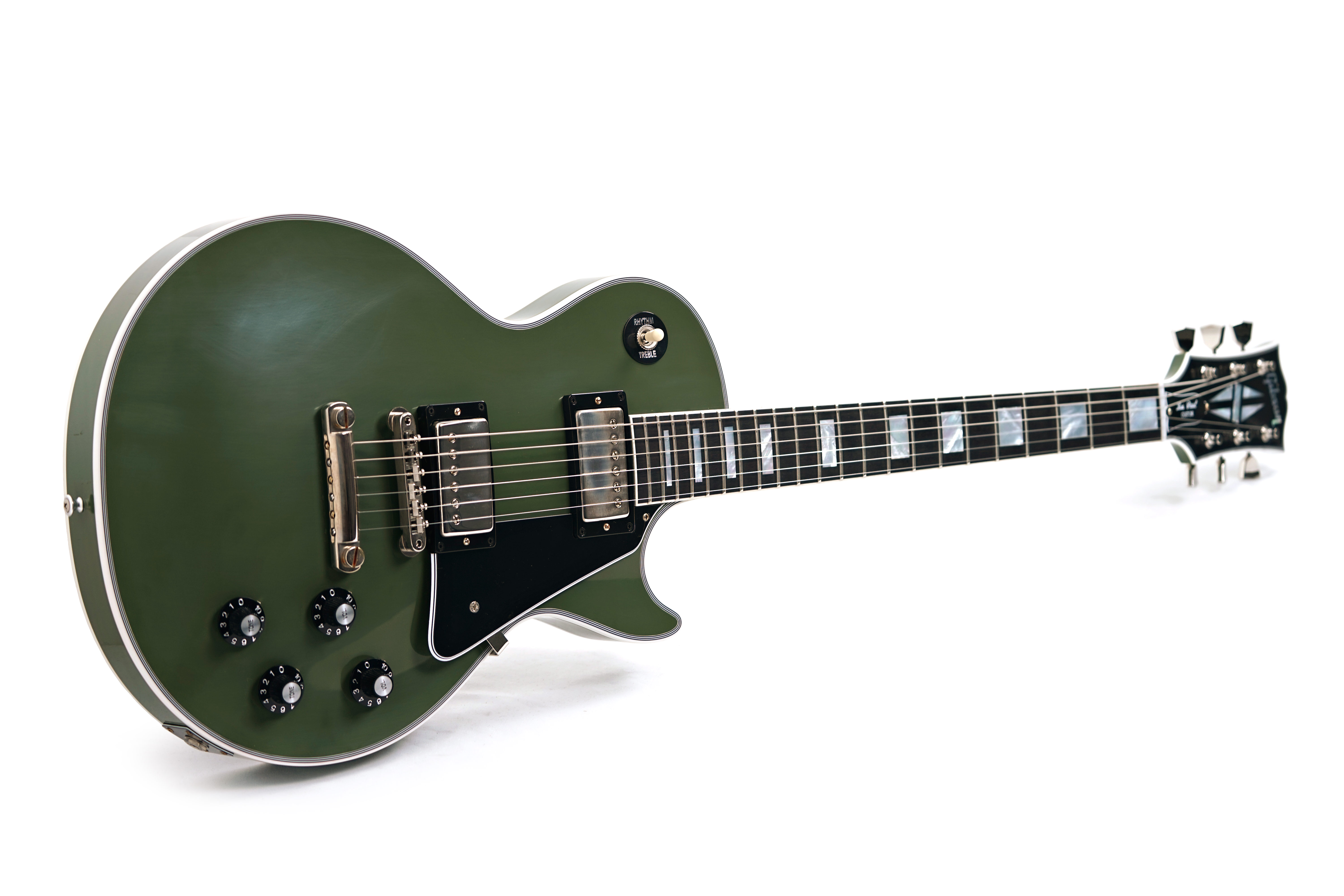 Gibson Custom Shop Dealer Select 1968 Les Paul Custom VOS Olive Drab #505868