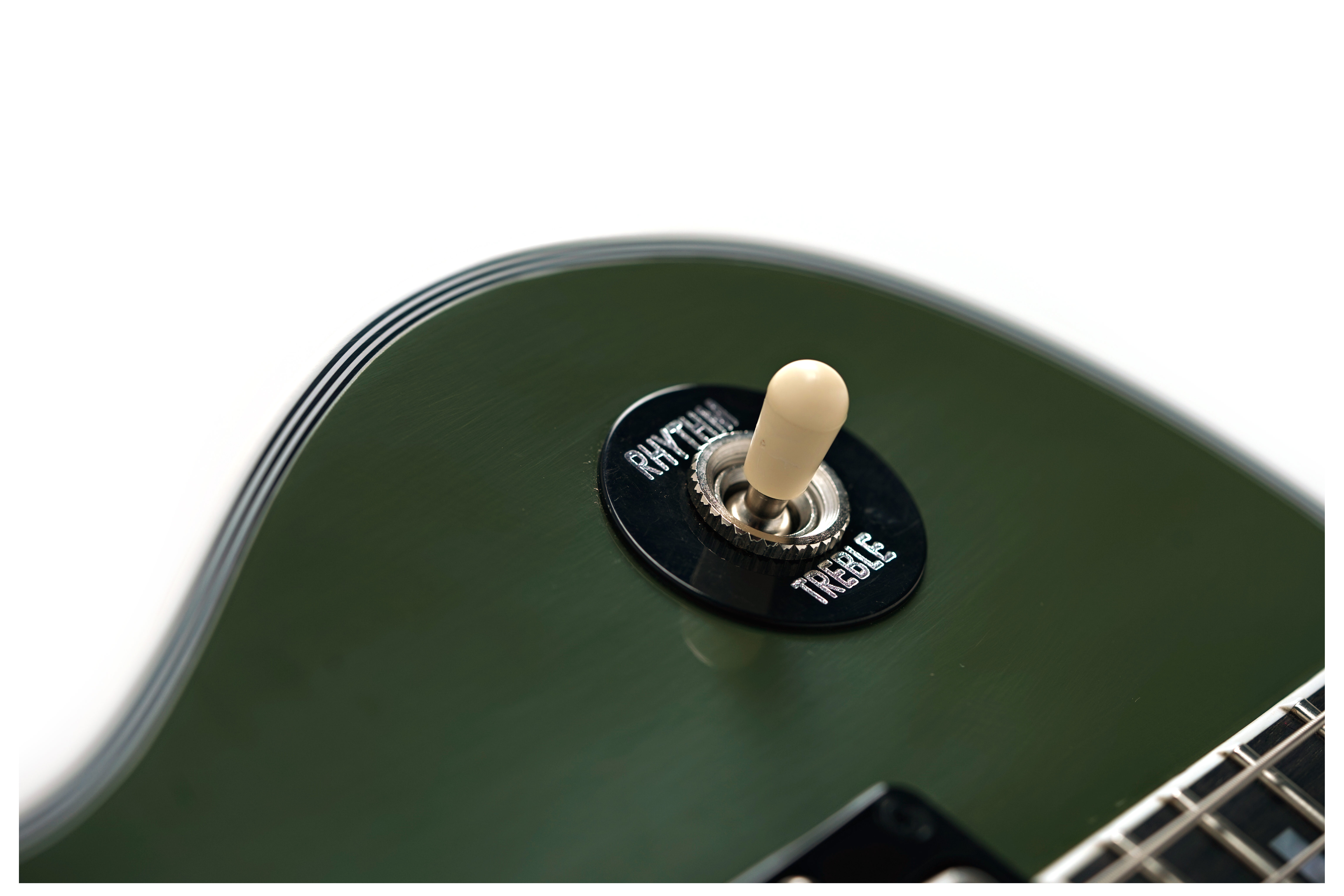 Gibson Custom Shop Dealer Select 1968 Les Paul Custom VOS Olive Drab #505868