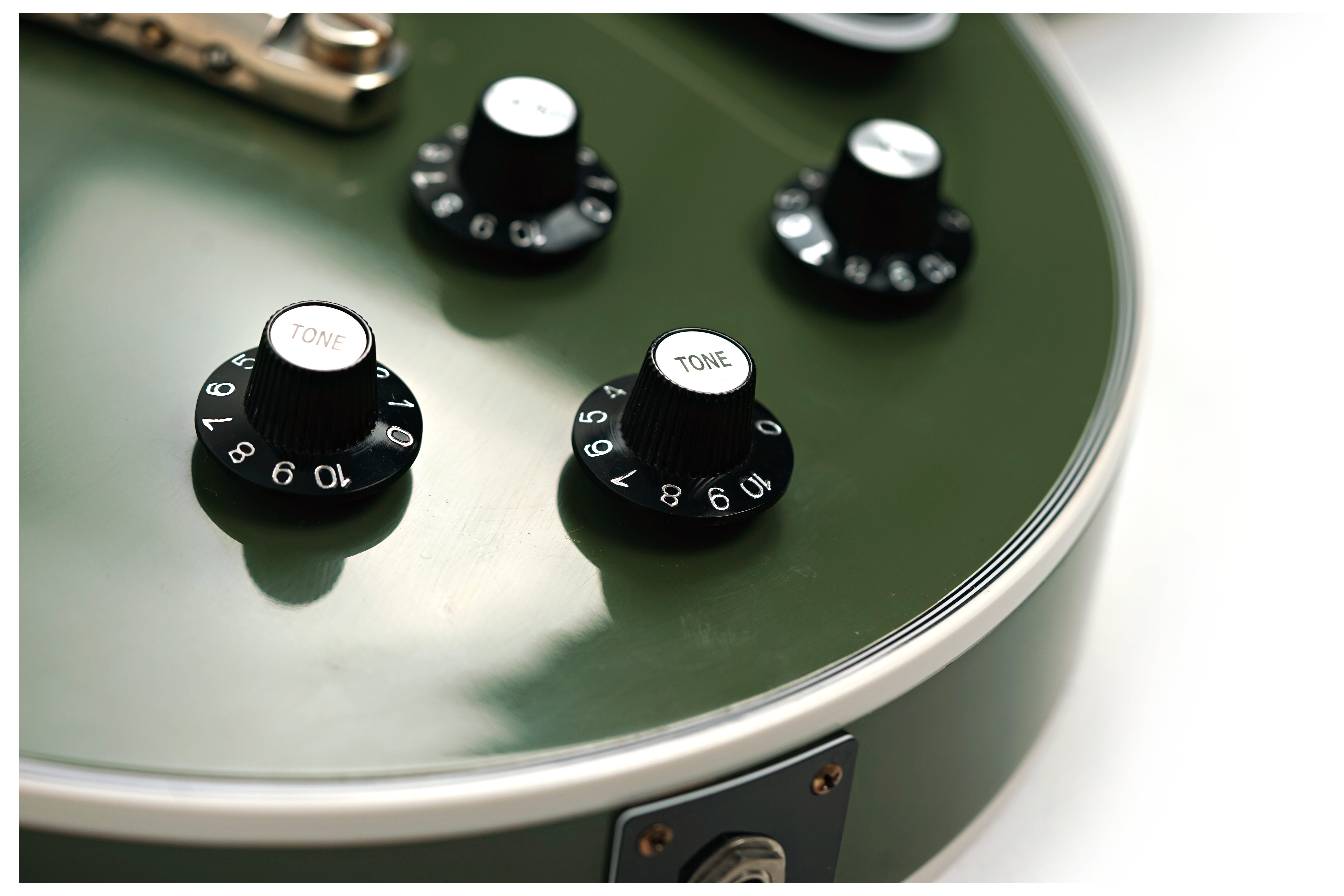 Gibson Custom Shop Dealer Select 1968 Les Paul Custom VOS Olive Drab #505868