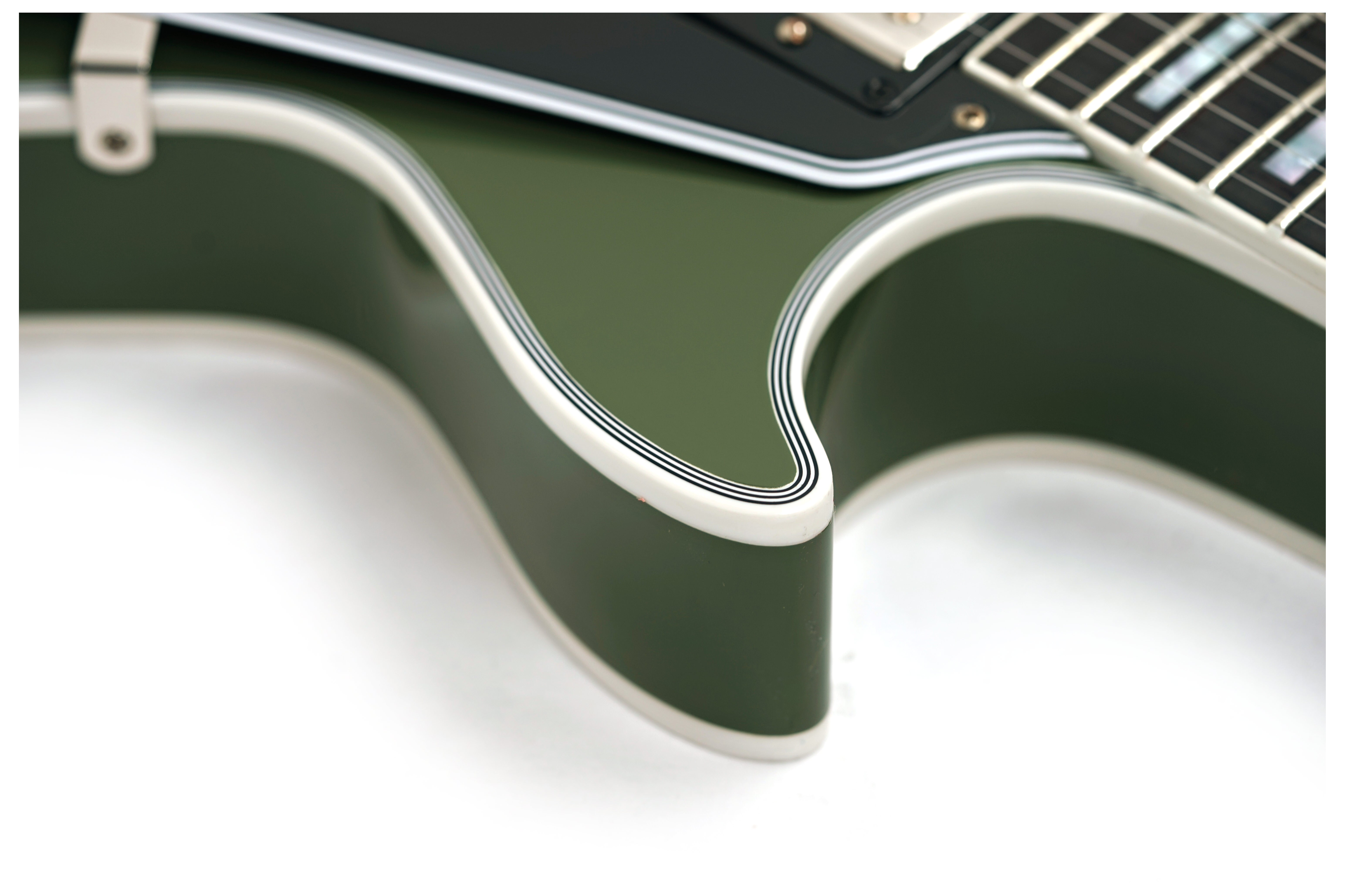 Gibson Custom Shop Dealer Select 1968 Les Paul Custom VOS Olive Drab #505868