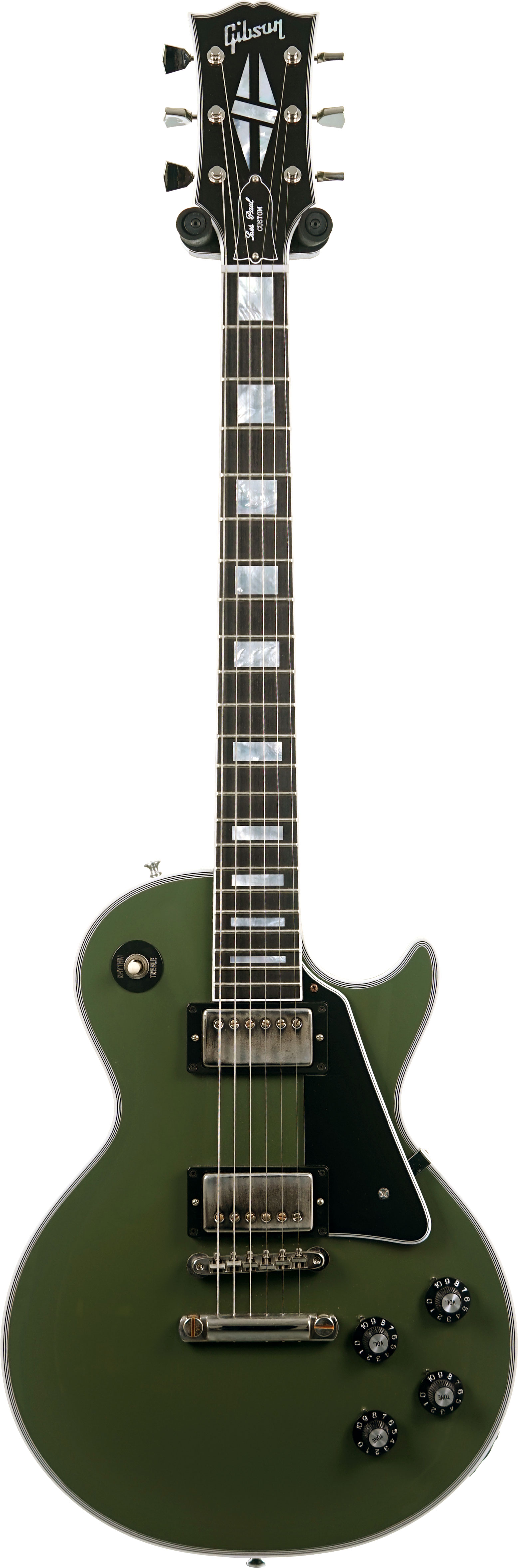 Gibson Custom Shop Dealer Select 1968 Les Paul Custom VOS Olive Drab  #505928