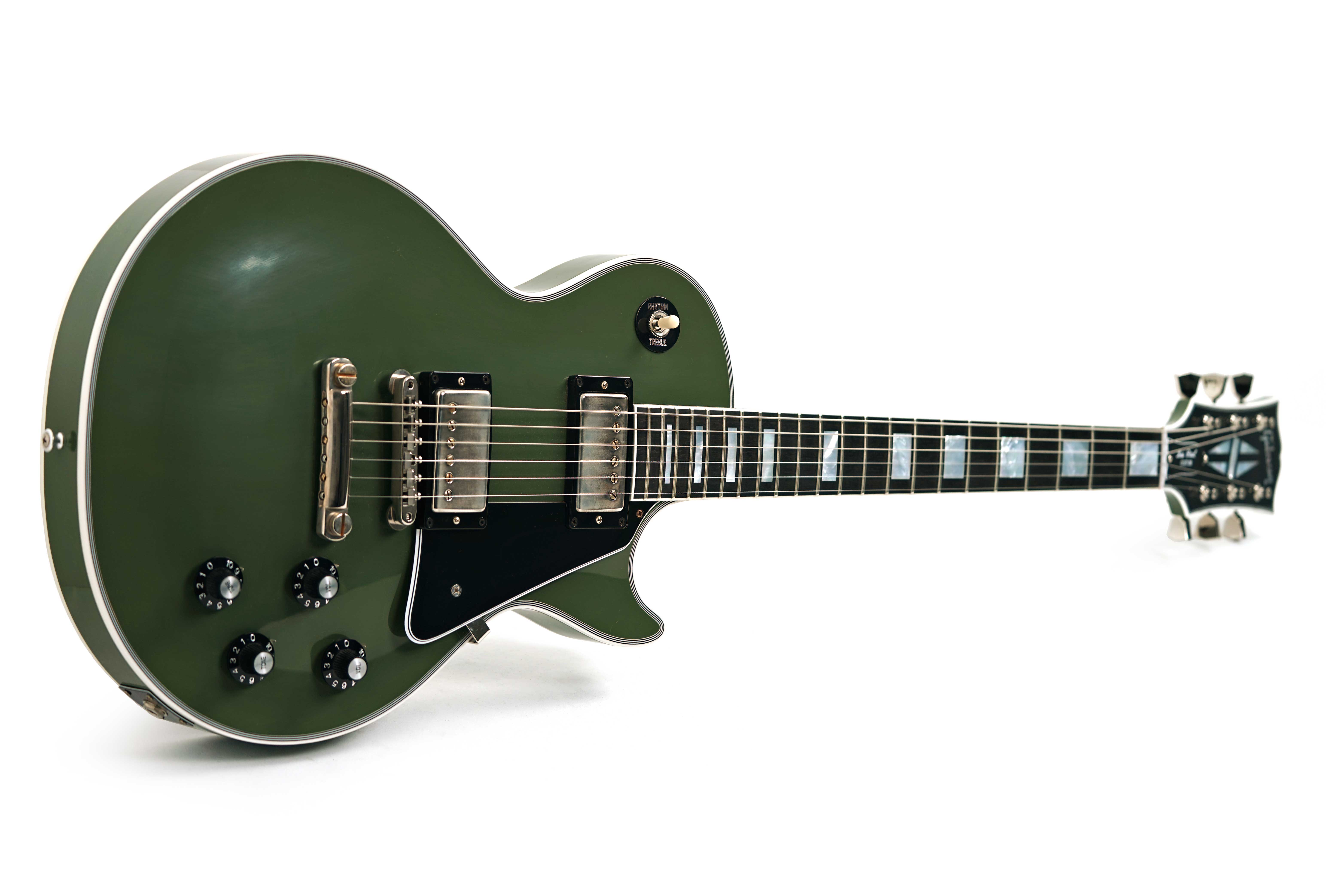 Gibson Custom Shop Dealer Select 1968 Les Paul Custom VOS Olive Drab  #505928