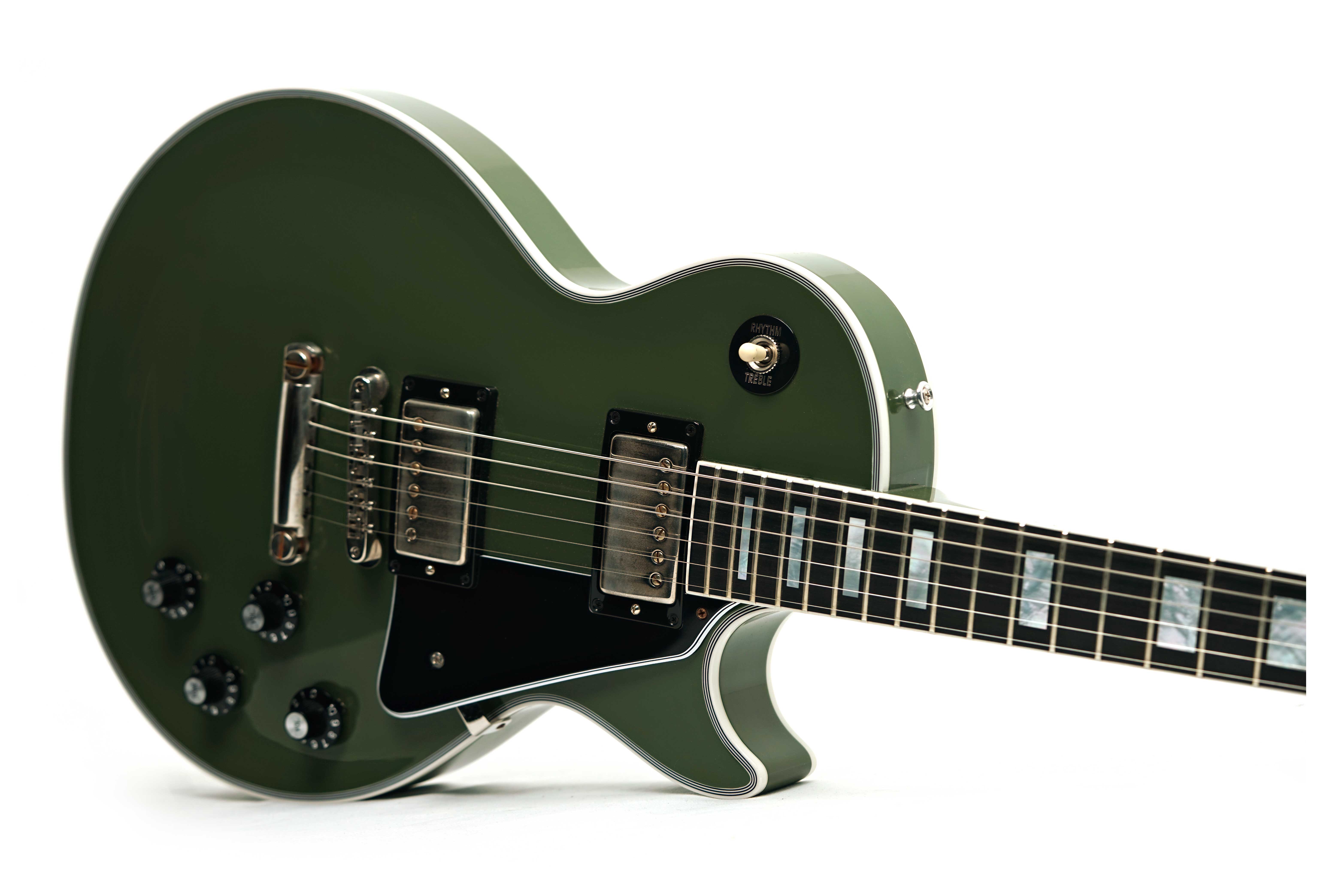 Gibson Custom Shop Dealer Select 1968 Les Paul Custom VOS Olive Drab  #505928