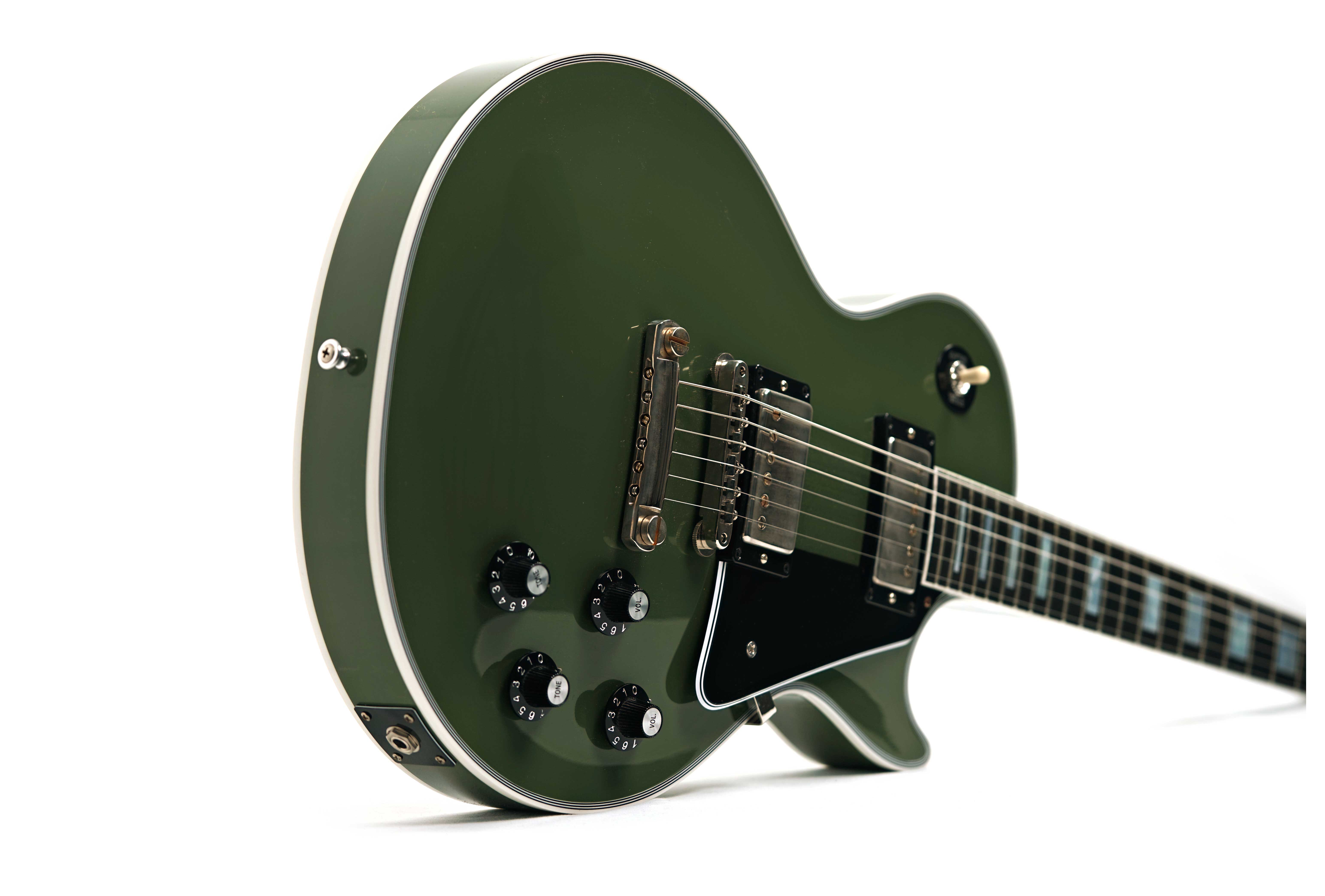 Gibson Custom Shop Dealer Select 1968 Les Paul Custom VOS Olive Drab  #505928