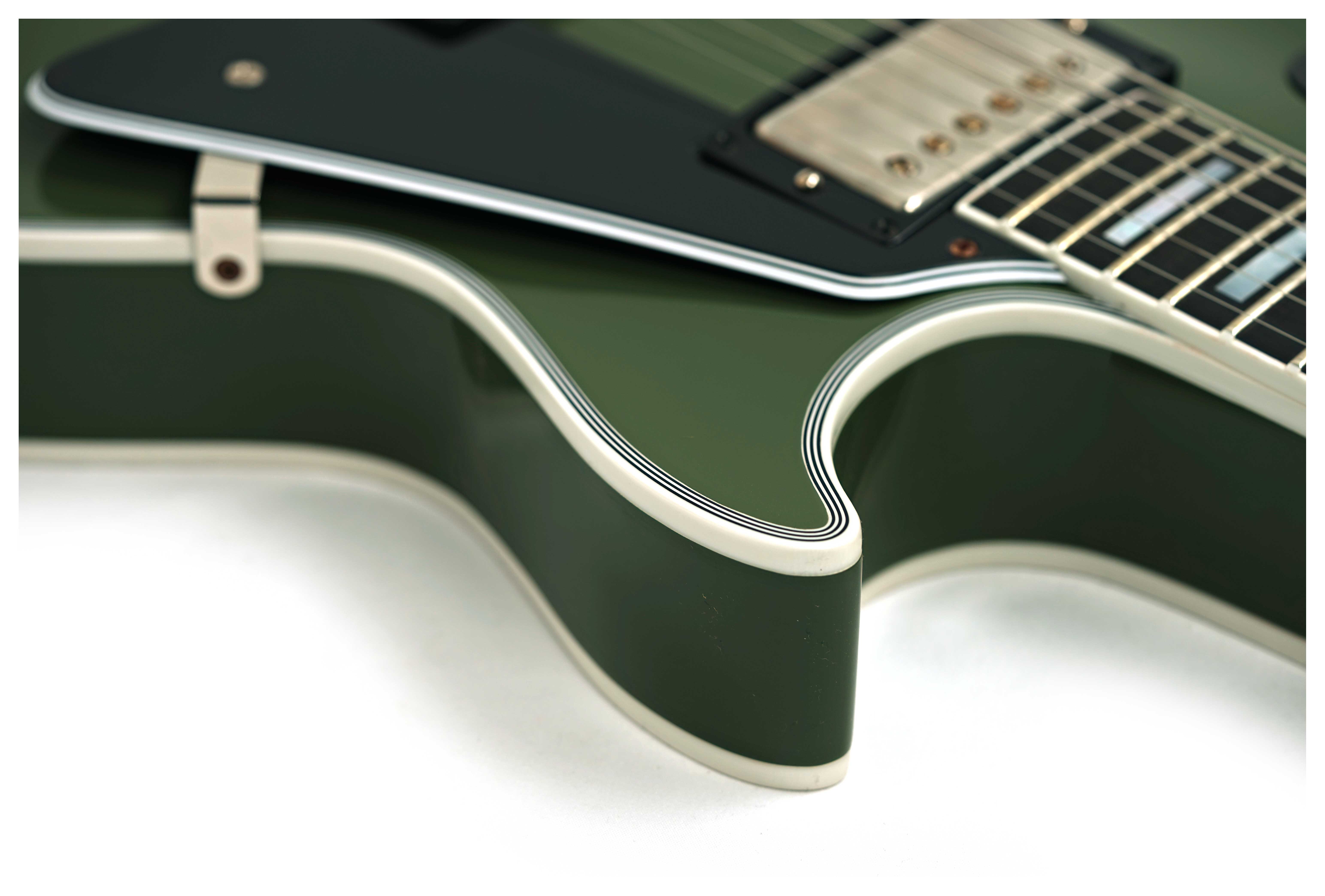 Gibson Custom Shop Dealer Select 1968 Les Paul Custom VOS Olive Drab  #505928