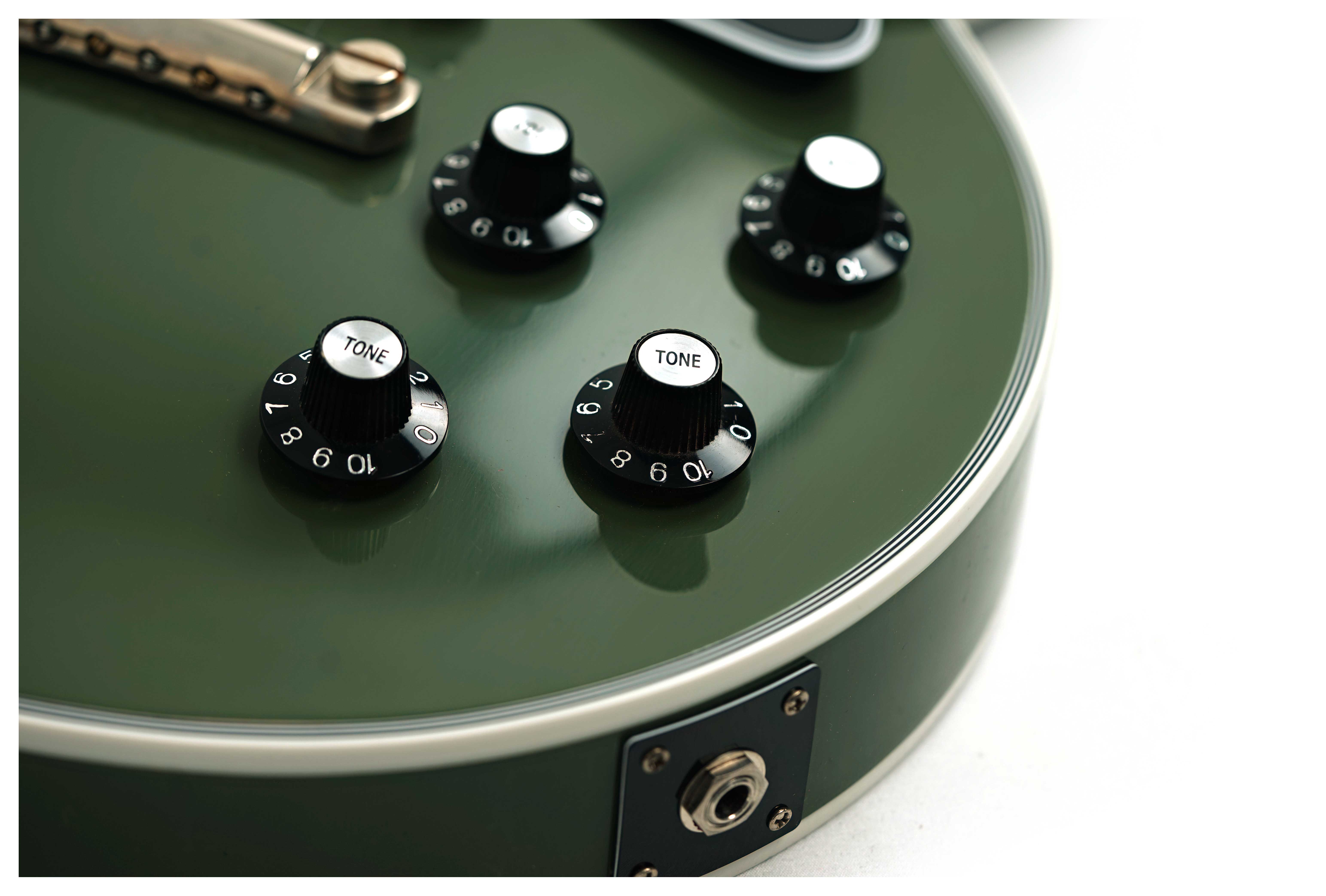 Gibson Custom Shop Dealer Select 1968 Les Paul Custom VOS Olive Drab  #505928