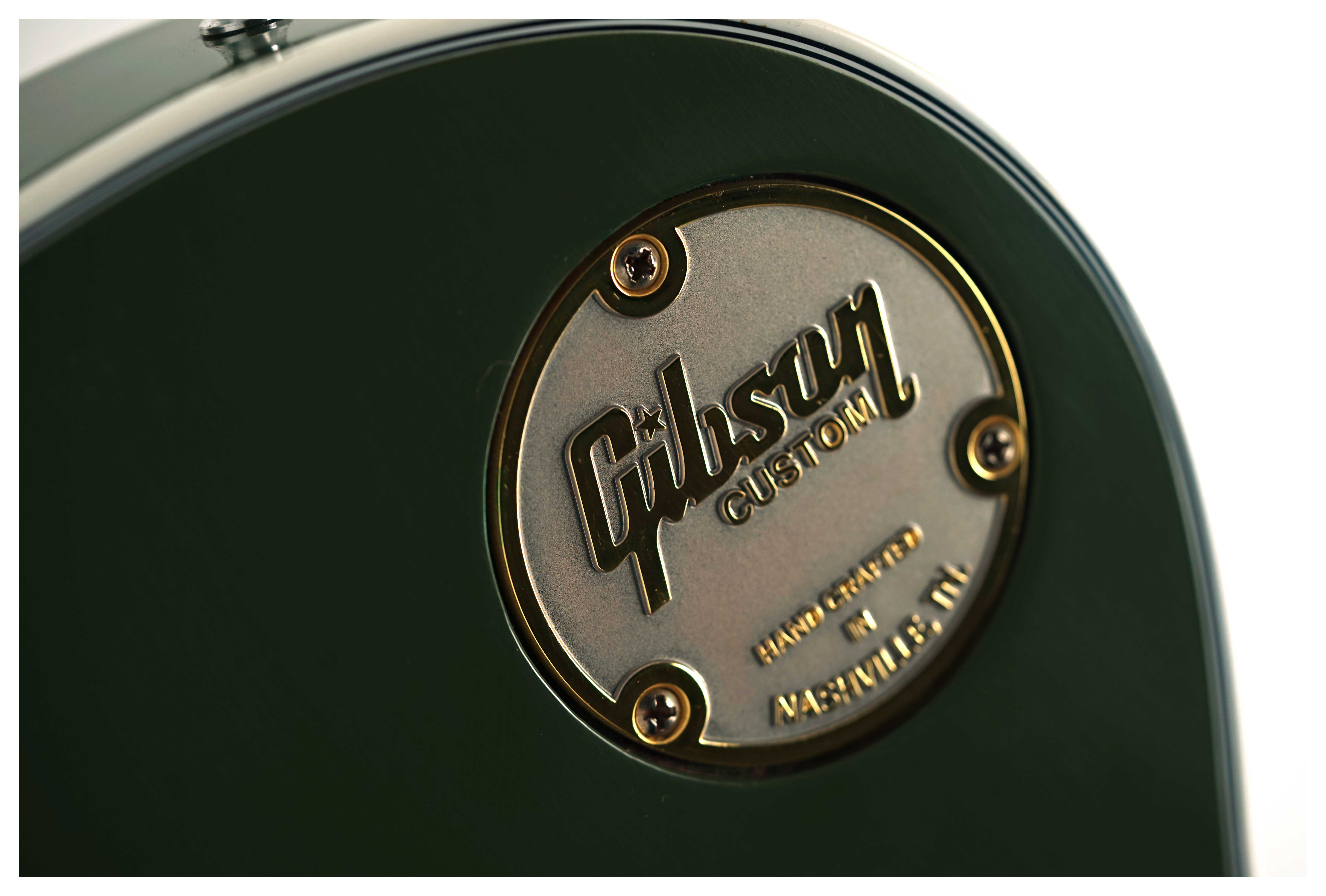 Gibson Custom Shop Dealer Select 1968 Les Paul Custom VOS Olive Drab  #505928