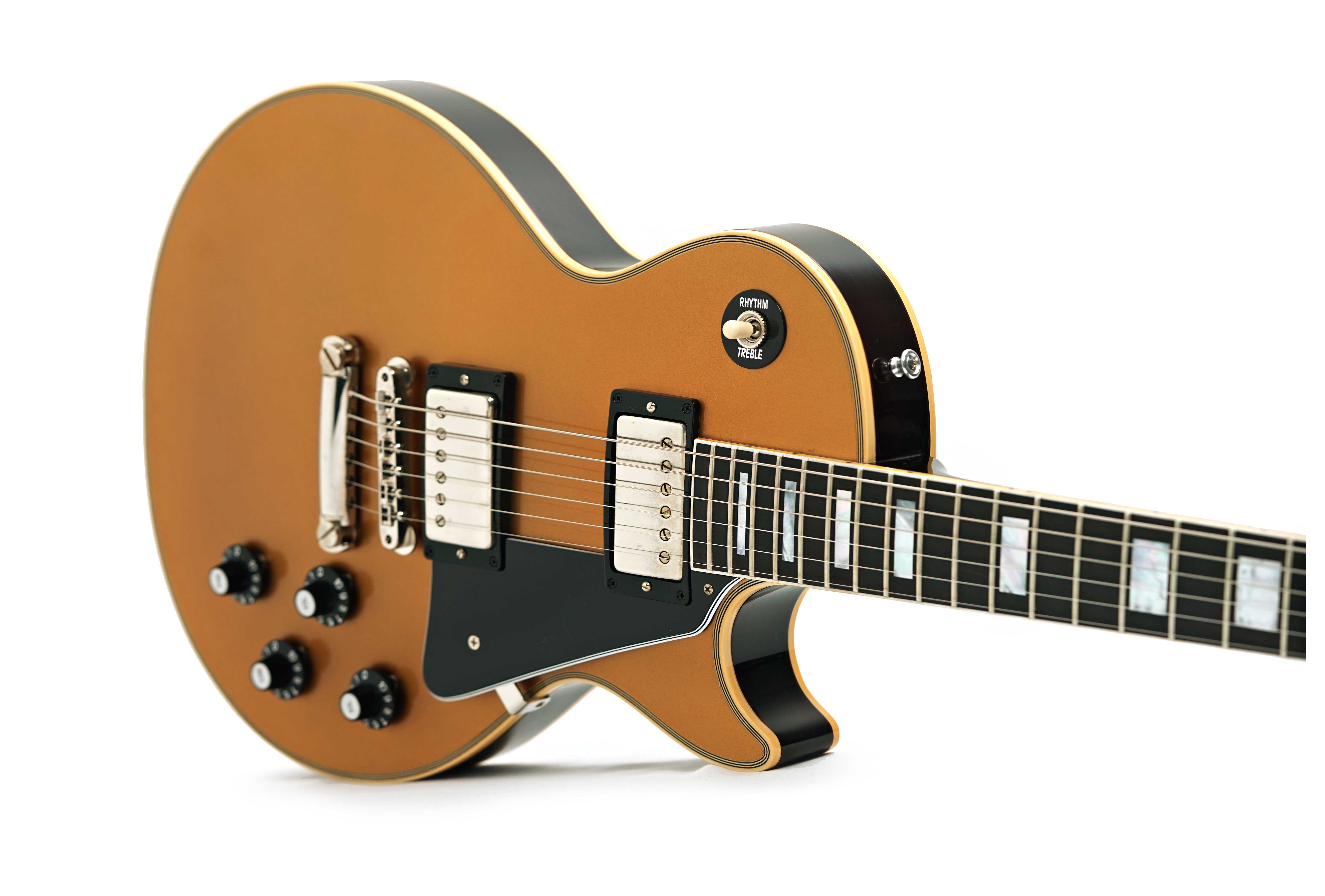 Gibson Custom Shop Dealer Select 1968 Les Paul Custom VOS Gold Top Dark Back #505598