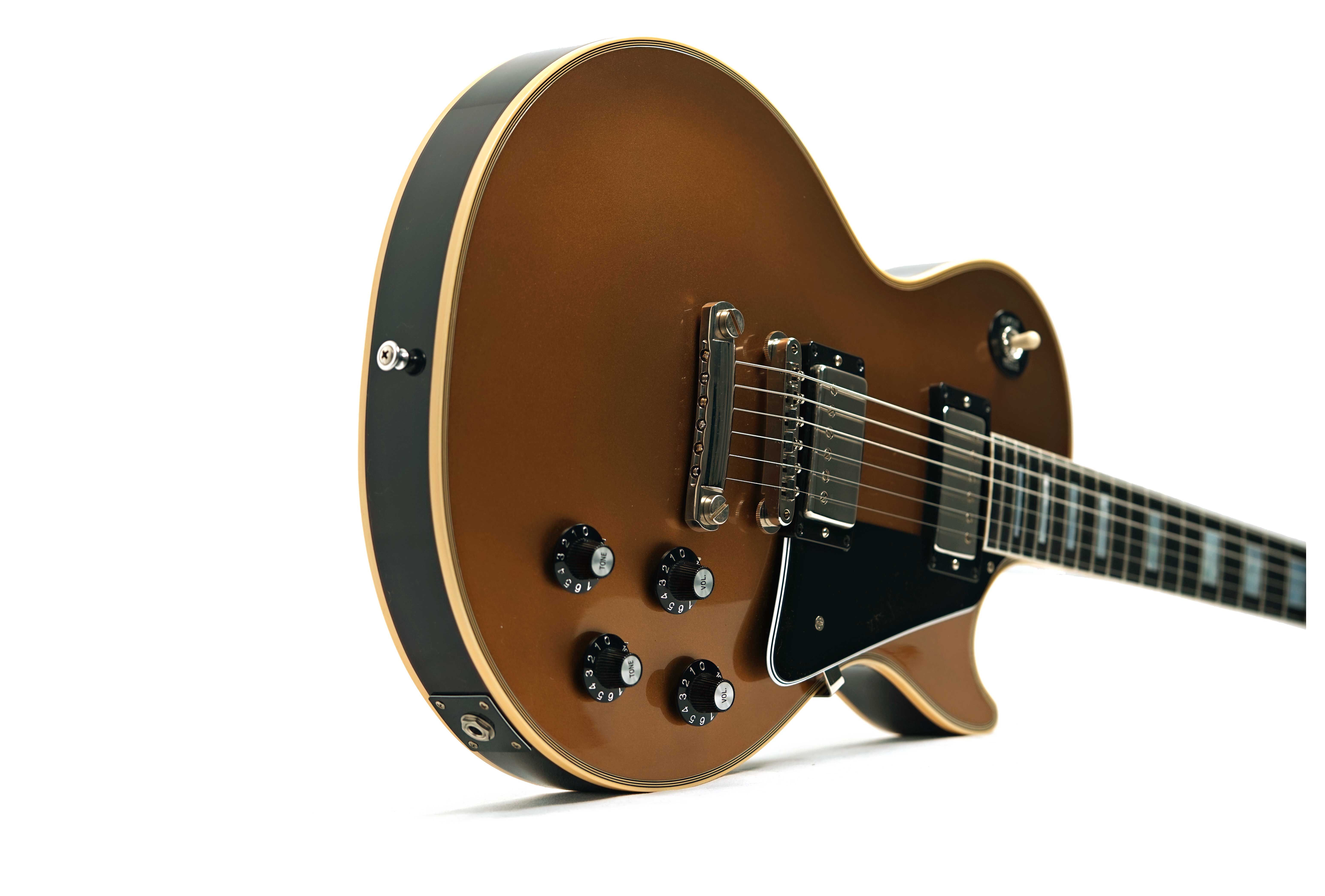 Gibson Custom Shop Dealer Select 1968 Les Paul Custom VOS Gold Top Dark Back #505598