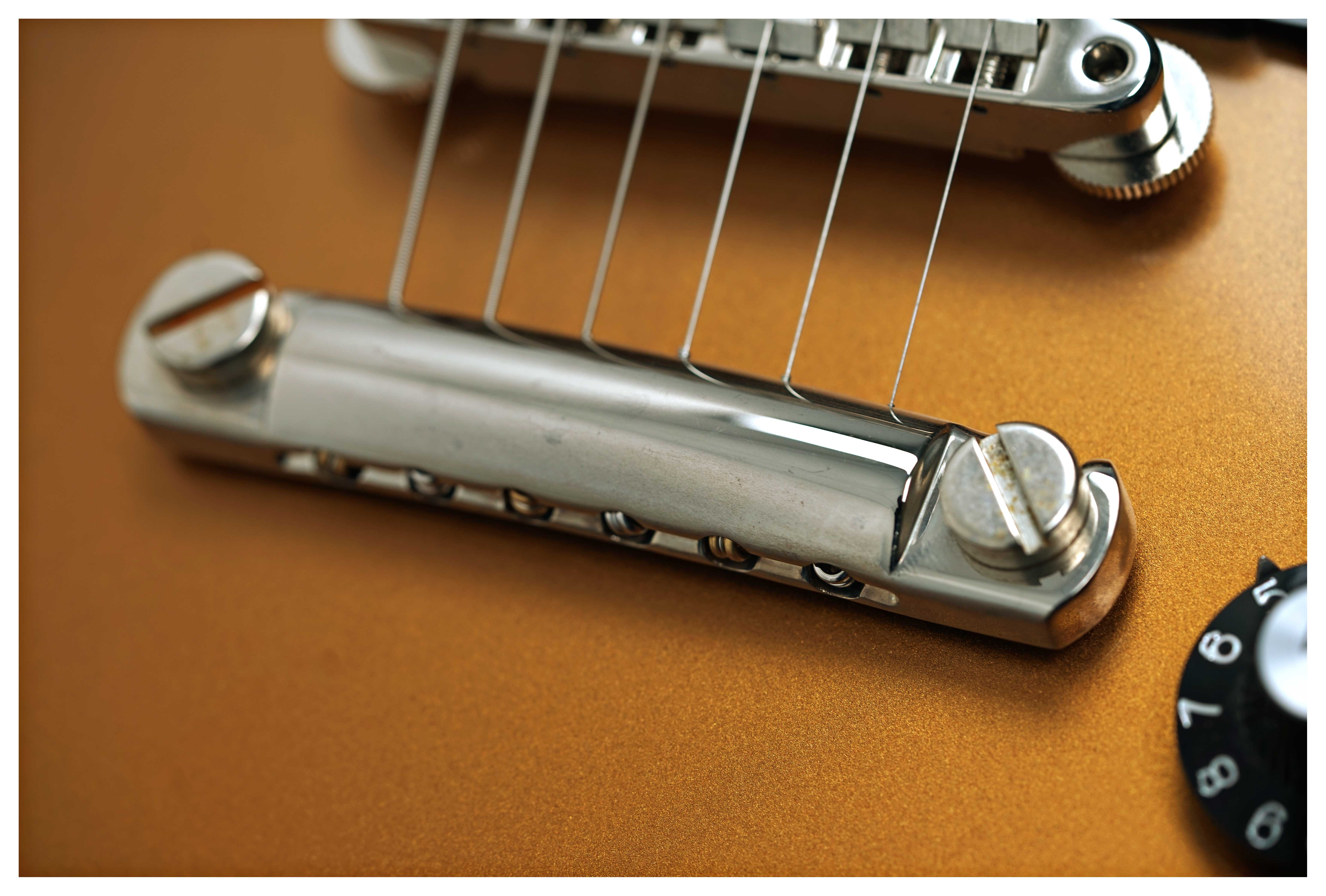 Gibson Custom Shop Dealer Select 1968 Les Paul Custom VOS Gold Top Dark Back #505598