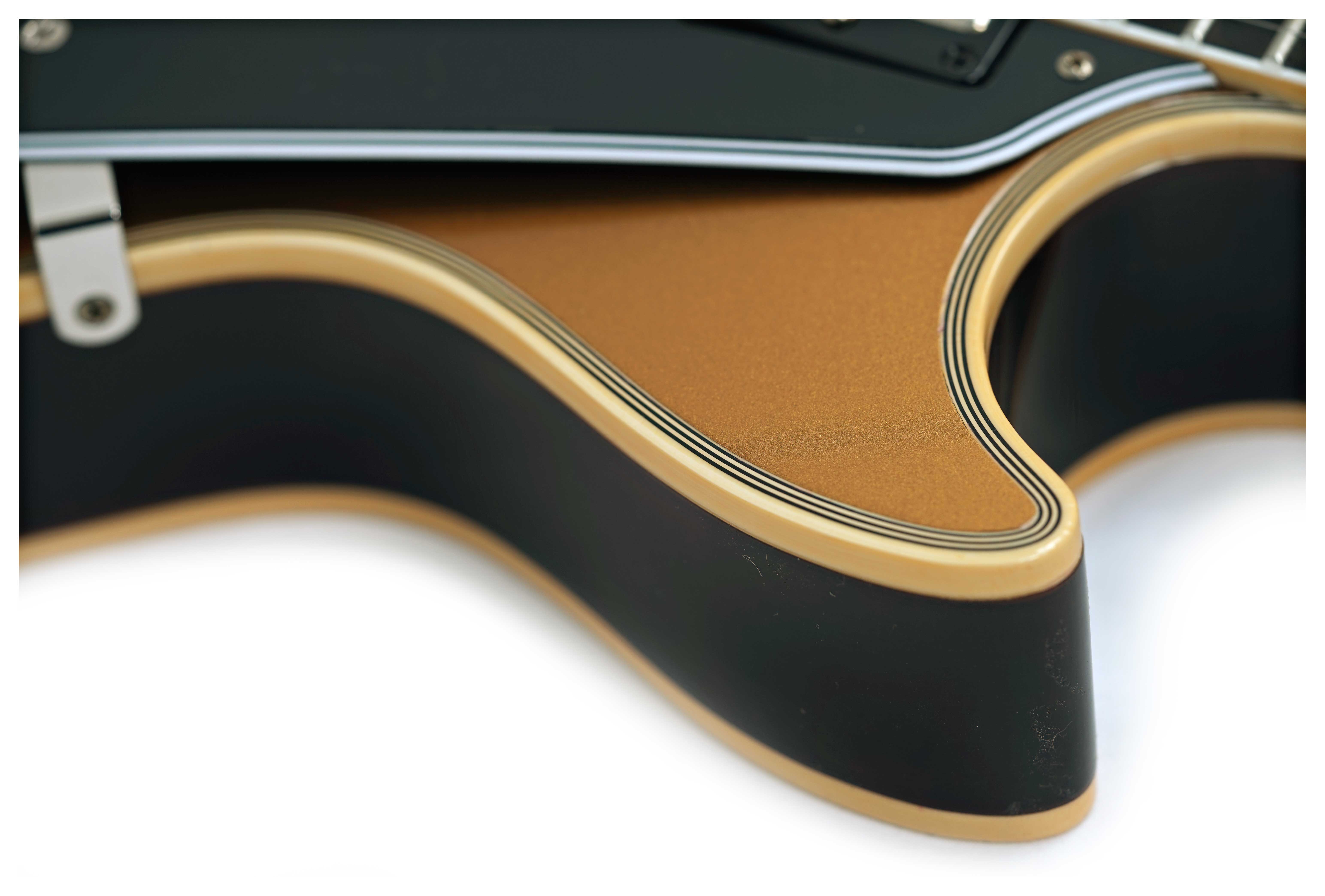 Gibson Custom Shop Dealer Select 1968 Les Paul Custom VOS Gold Top Dark Back #505598