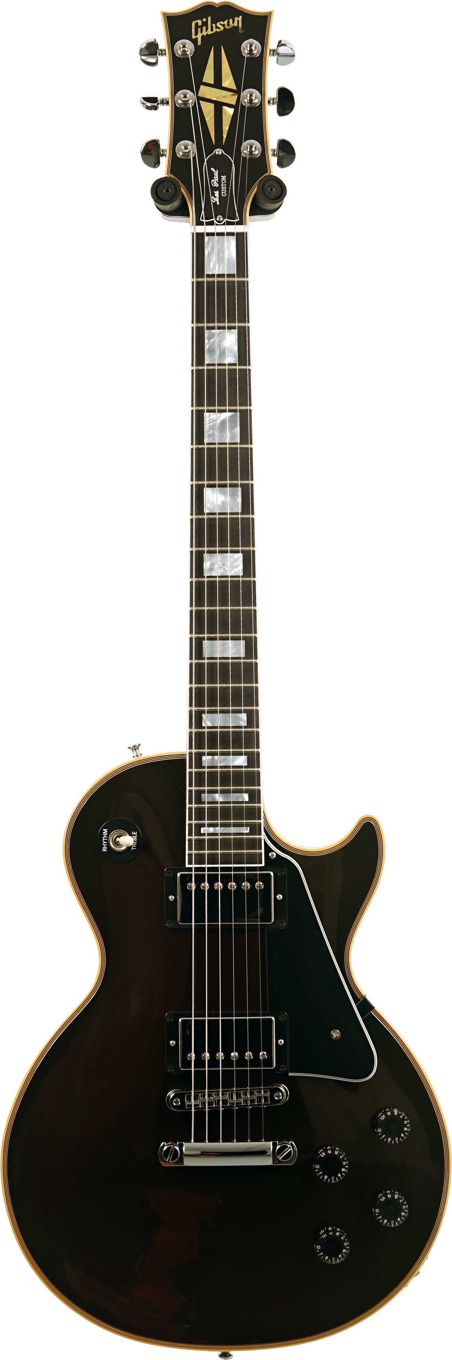 Gibson Custom Shop Dealer Select Les Paul Custom Charcoal Metallic Aged Binding #CS503747