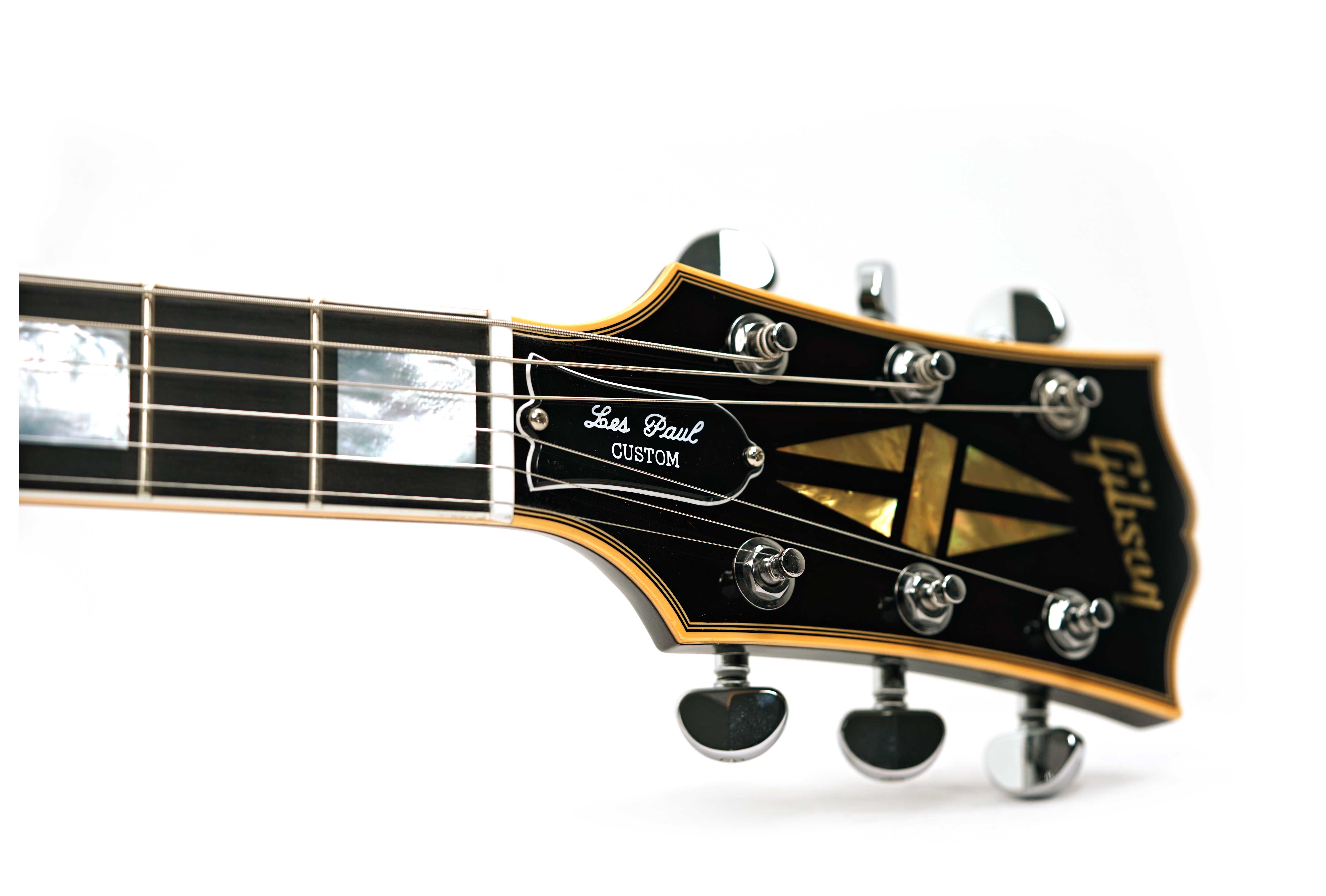 Gibson Custom Shop Dealer Select Les Paul Custom Charcoal Metallic Aged Binding #CS503747