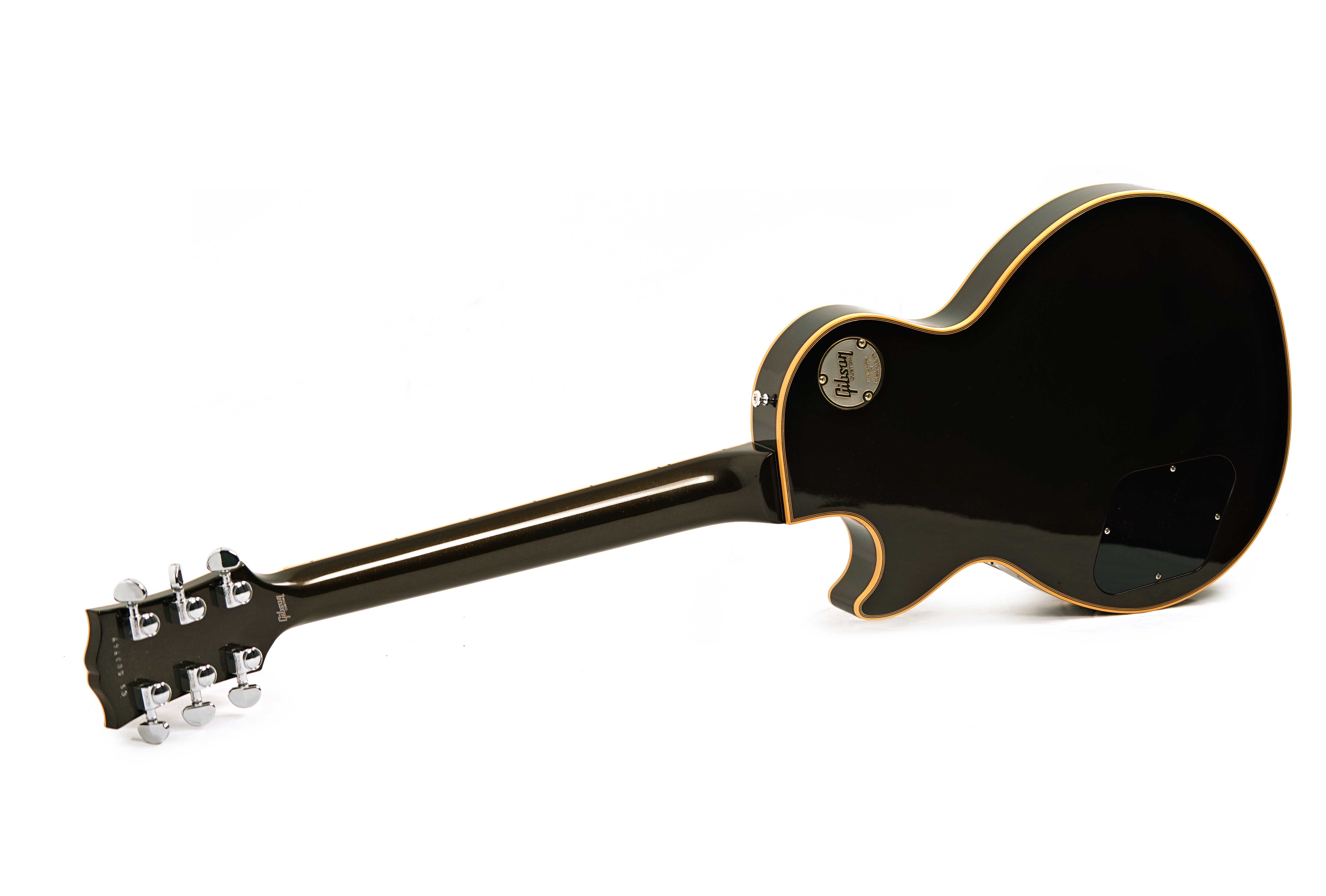 Gibson Custom Shop Dealer Select Les Paul Custom Charcoal Metallic Aged Binding #CS503747