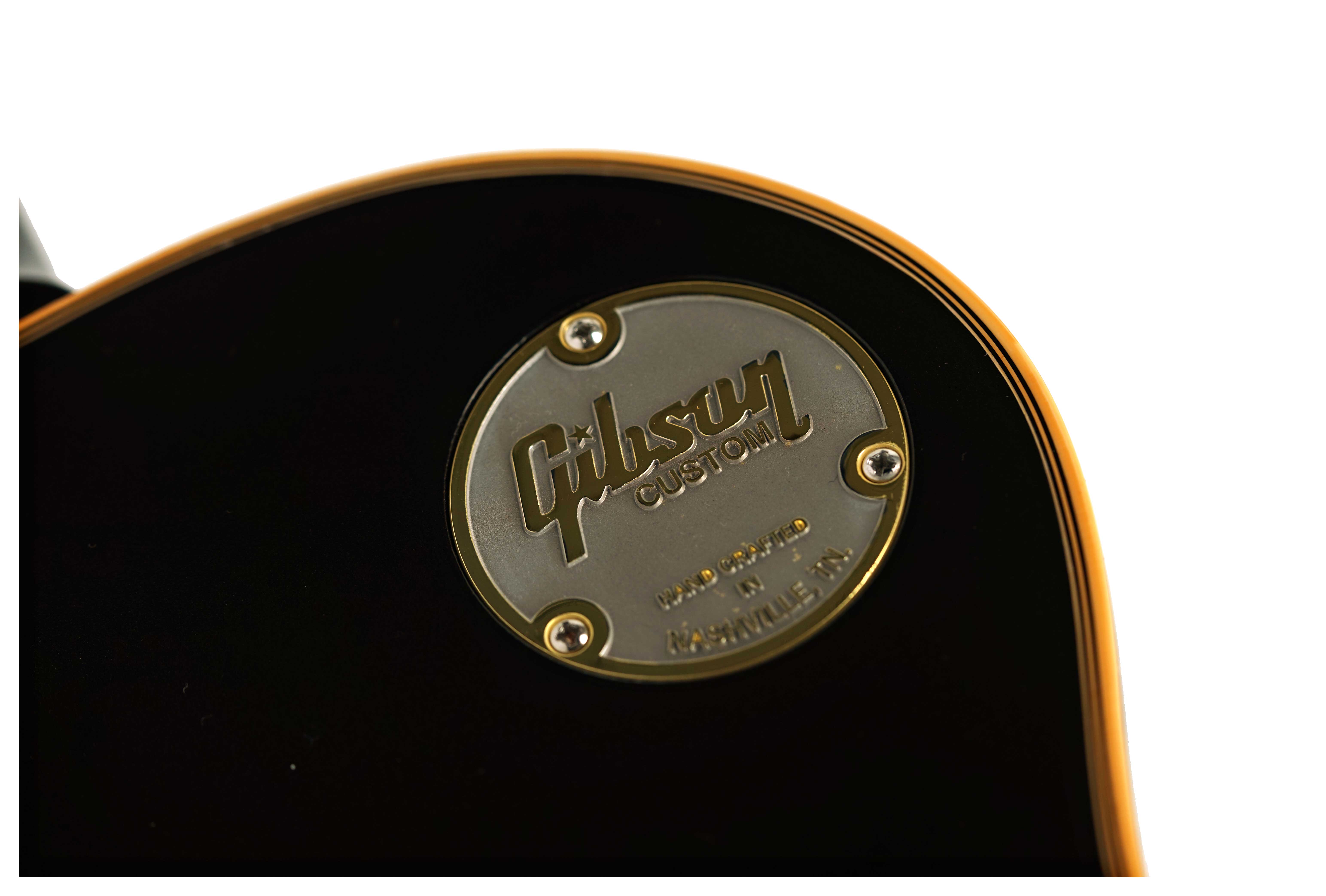Gibson Custom Shop Dealer Select Les Paul Custom Charcoal Metallic Aged Binding #CS503747