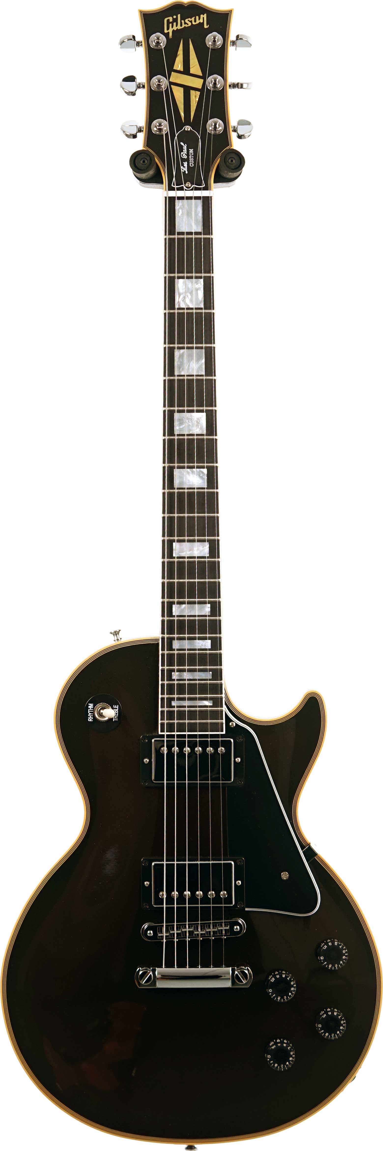Gibson Custom Shop Dealer Select Les Paul Custom Charcoal Metallic Aged Binding #CS503718