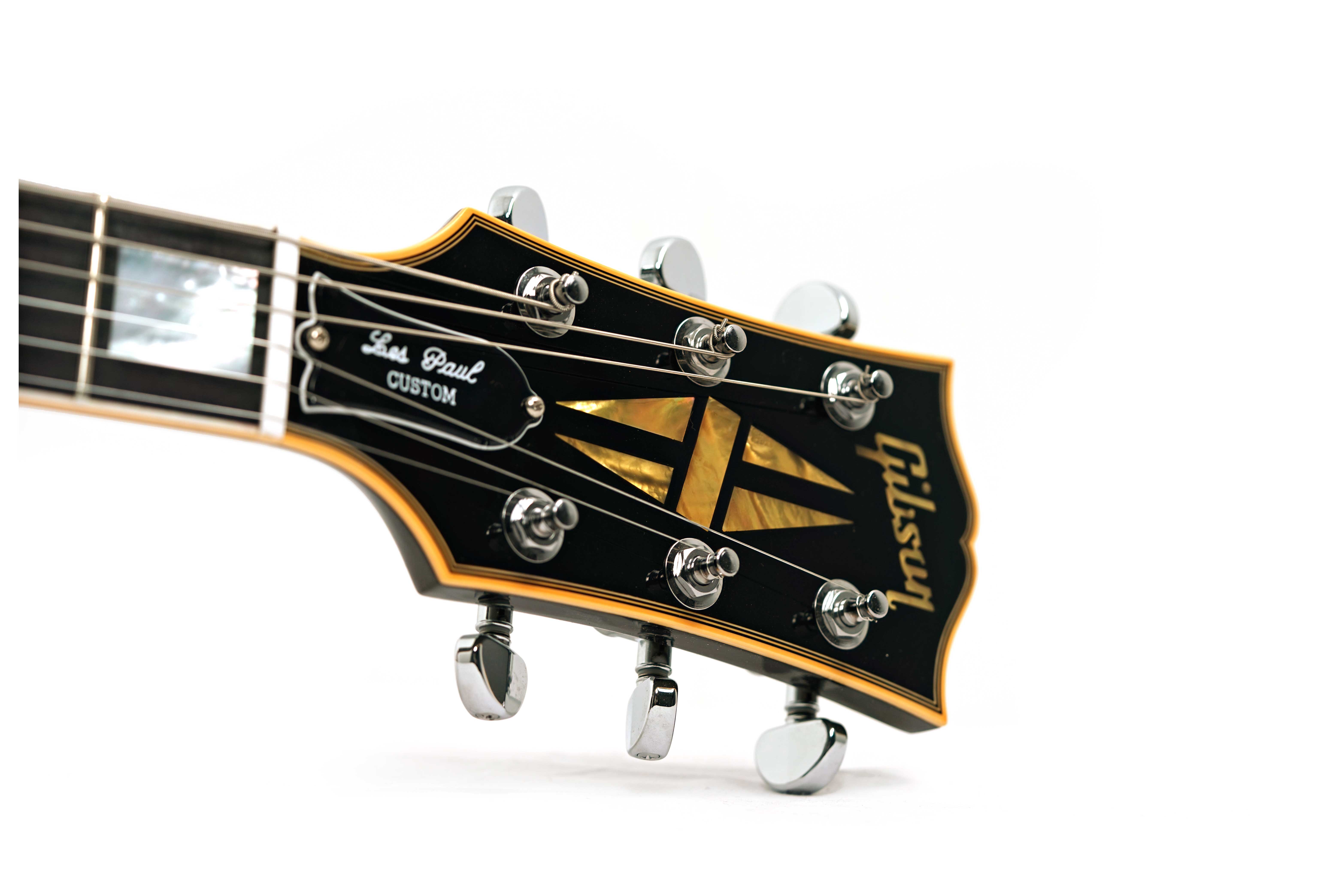 Gibson Custom Shop Dealer Select Les Paul Custom Charcoal Metallic Aged Binding #CS503718