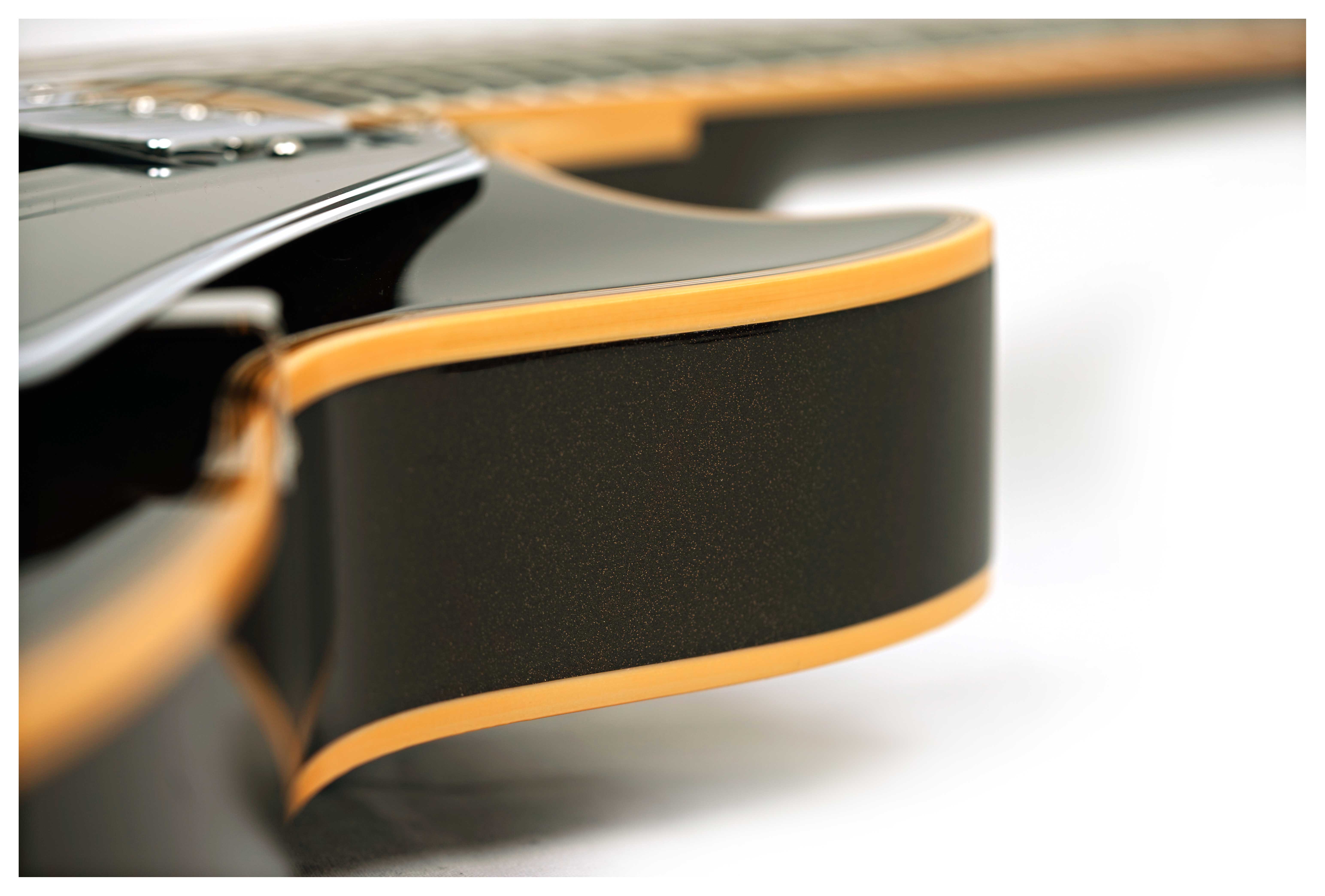 Gibson Custom Shop Dealer Select Les Paul Custom Charcoal Metallic Aged Binding #CS503718