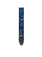 Dunlop JH24 Hendrix Blacklight Monterey Blue Strap