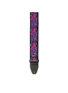 Dunlop JH27 Hendrix Blacklight Love Drops Blue Strap