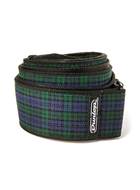 Dunlop D6731 Jacquard Black Watch Plaid Strap