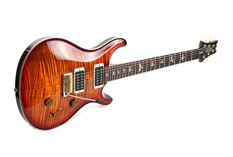 PRS Custom 24 10 Top Dark Cherry Sunburst #0393515 PRS Custom 24 10 Top Dark Cherry Sunburst #0393515