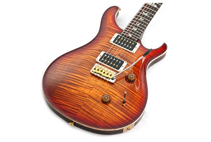 PRS Custom 24 10 Top Dark Cherry Sunburst #0393515 PRS Custom 24 10 Top Dark Cherry Sunburst #0393515