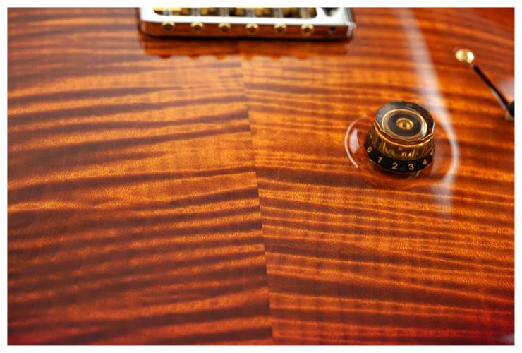 PRS Custom 24 10 Top Dark Cherry Sunburst #0393515 PRS Custom 24 10 Top Dark Cherry Sunburst #0393515