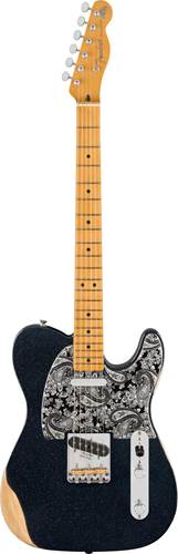 Fender Brad Paisley Road Worn Telecaster Black Sparkle Maple Fingerboard Fender Brad Paisley Road Worn Telecaster Black Sparkle Maple Fingerboard