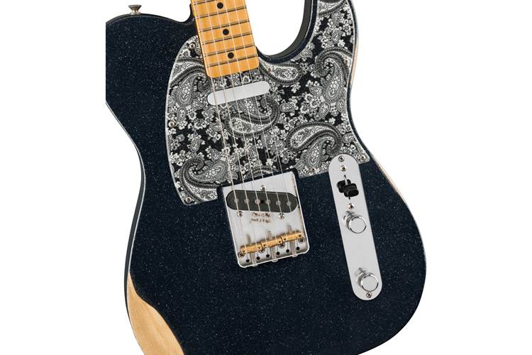 Fender Brad Paisley Road Worn Telecaster Black Sparkle Maple Fingerboard Fender Brad Paisley Road Worn Telecaster Black Sparkle Maple Fingerboard