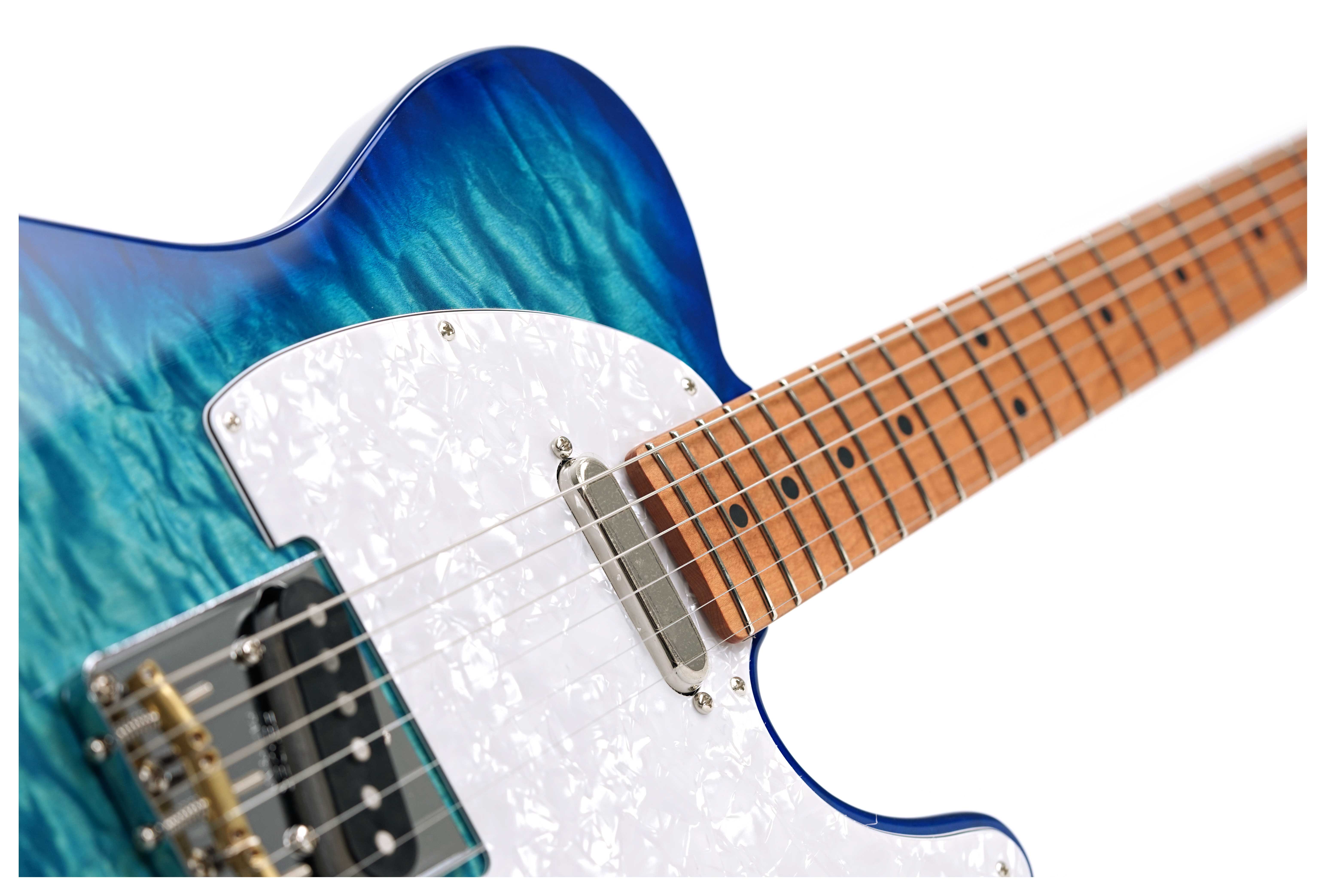 Fender FSR Hybrid II Telecaster Aqua Blue Roasted Maple Fingerboard