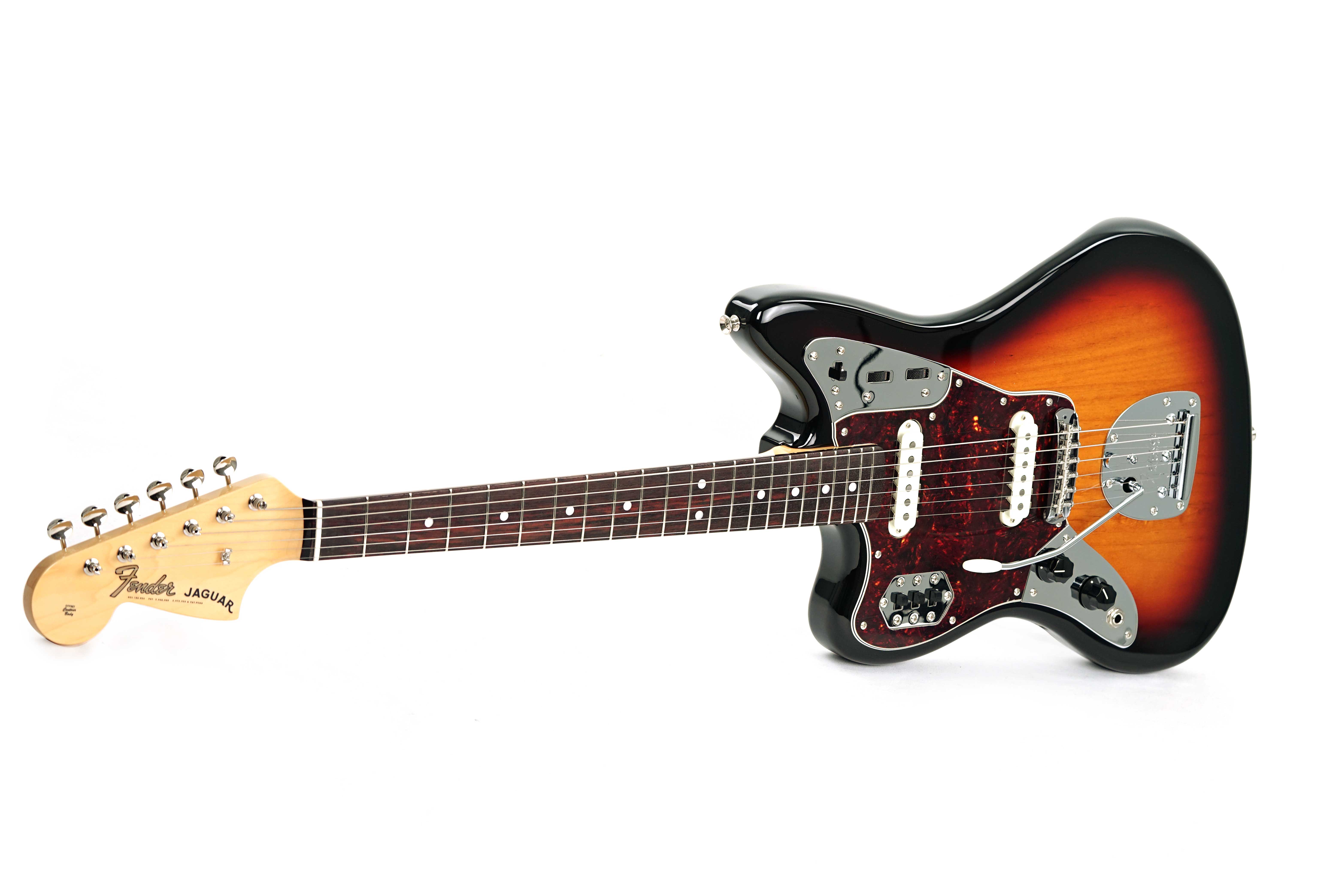 Fender FSR Traditional II 60s Jaguar Left Handed 3 Tone Sunburst Rosewood Fingerboard