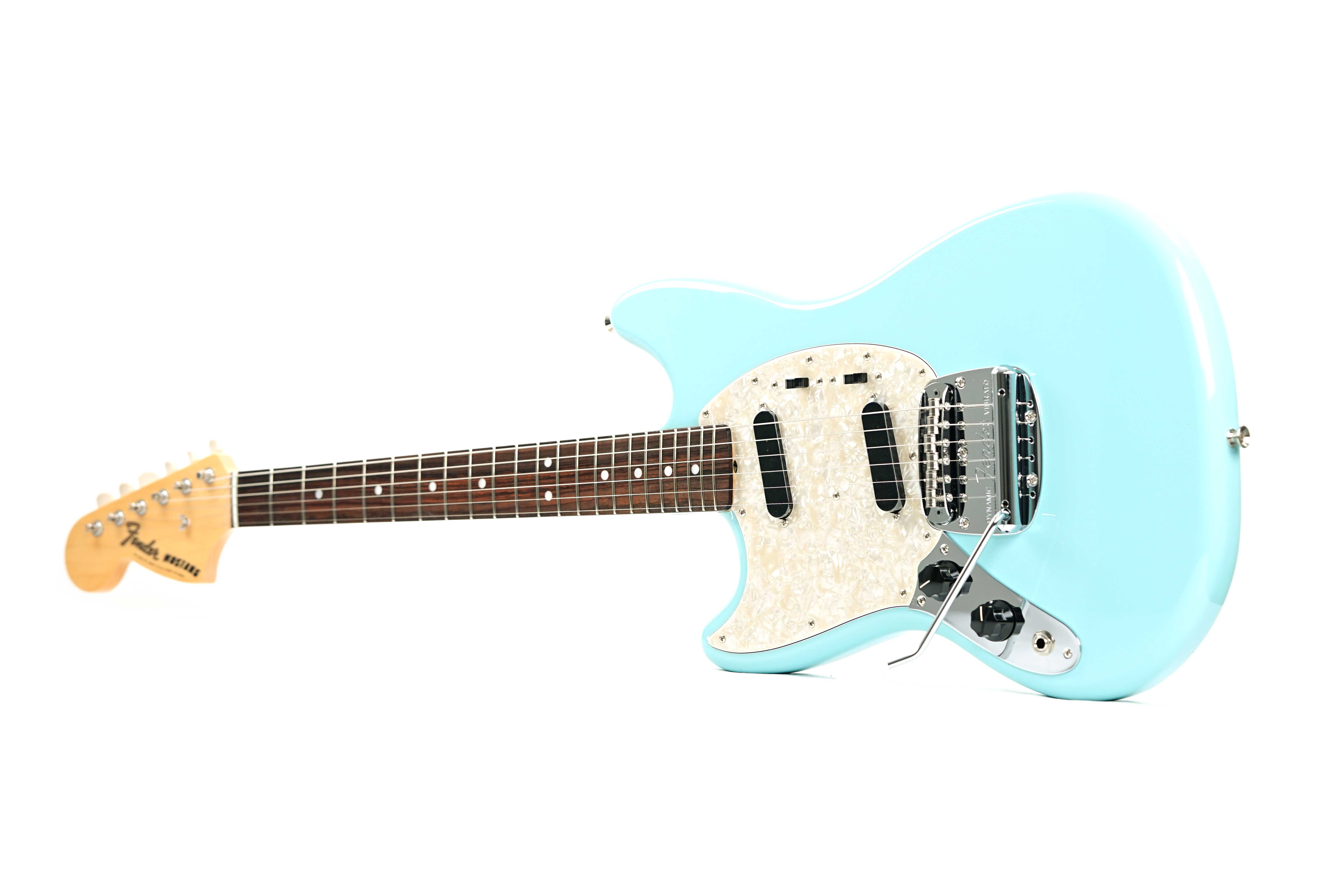 Fender FSR Traditional II 60s Mustang Left Handed Daphne Blue Rosewood Fingerboard