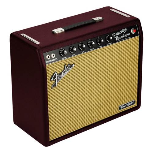 Fender Tone Master Princeton Reverb Wine Solid State Combo Amp Fender Tone Master Princeton Reverb Wine Solid State Combo Amp